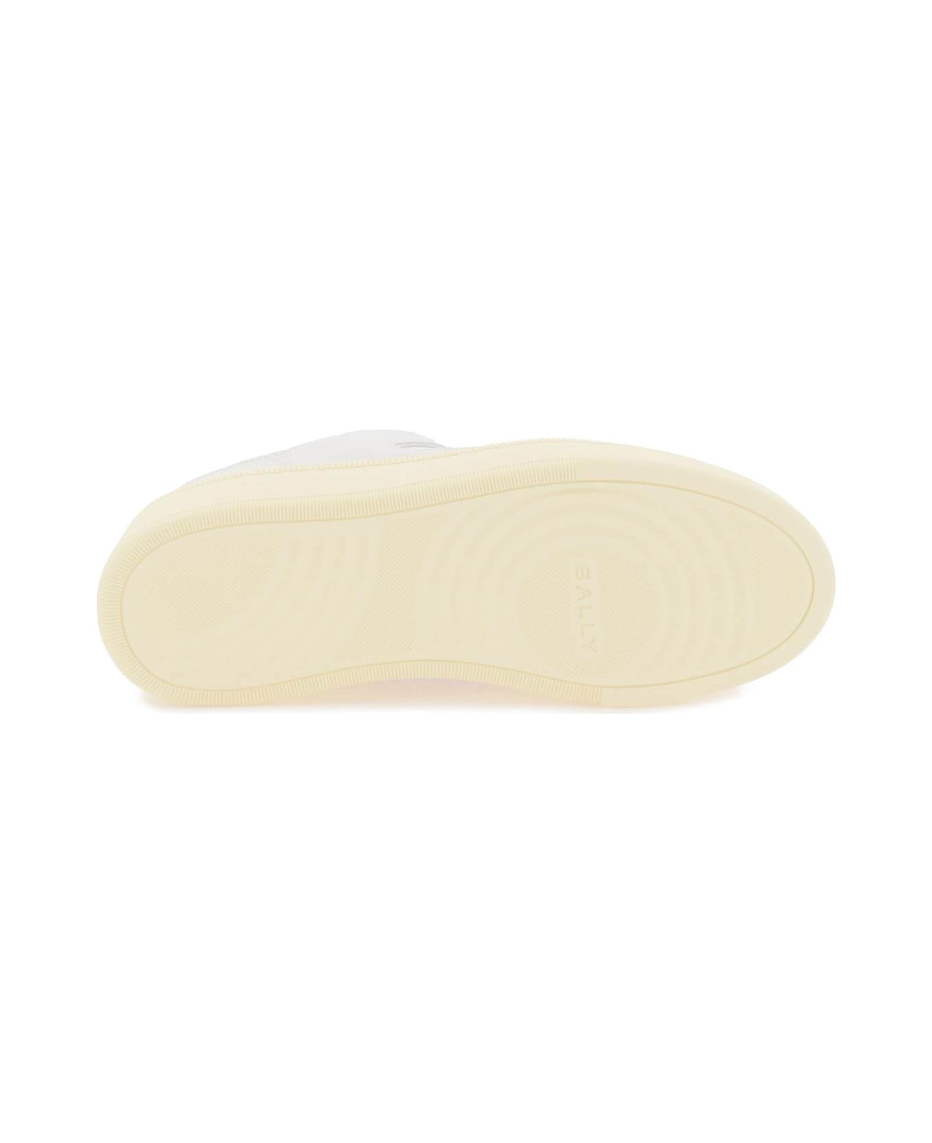 Bally Leather Riweira Sneakers - WHITE ROSA (White)
