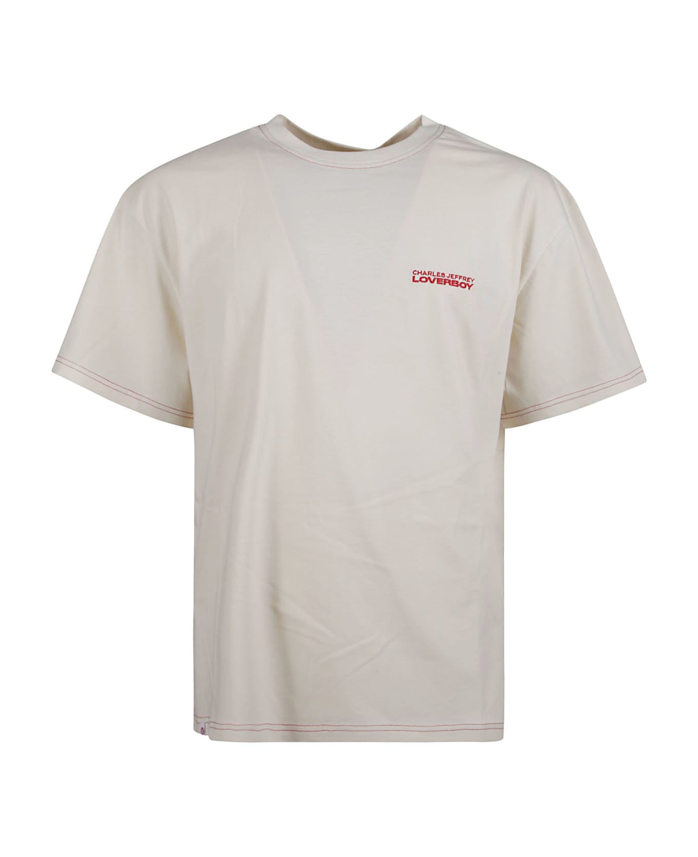 Charles Jeffrey Loverboy Logo Print T-shirt - White
