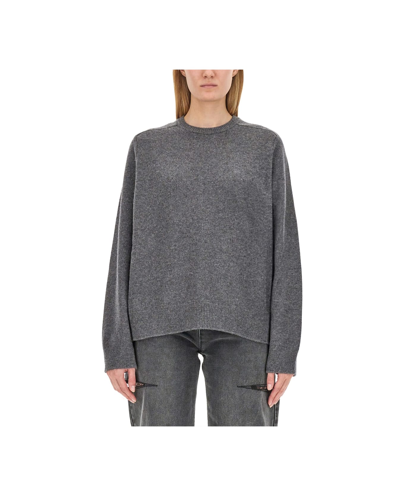 Maison Margiela Wool Jersey. - Charcoal