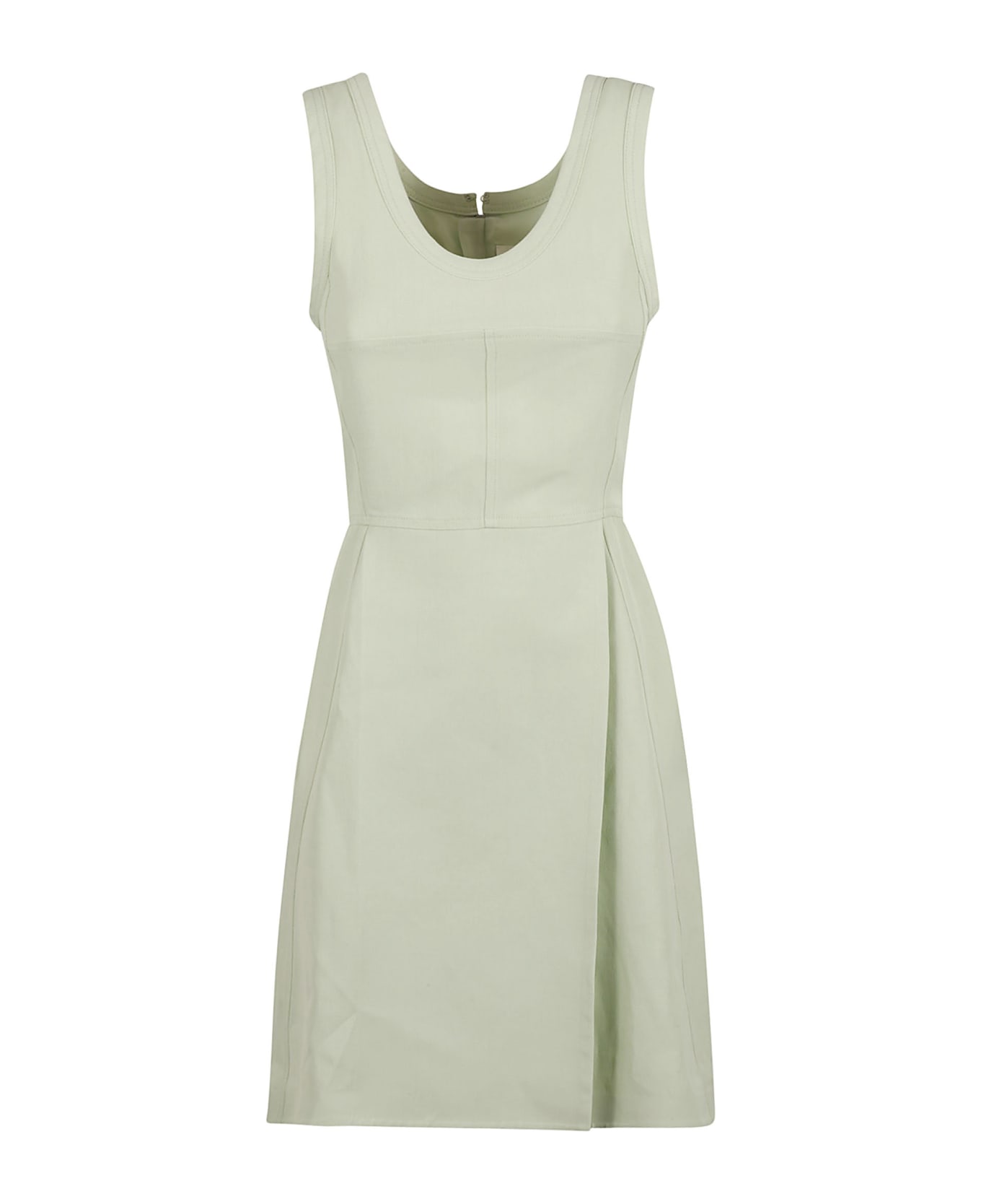 Jil Sander Back Zip Sleeveless Dress - Tea Green