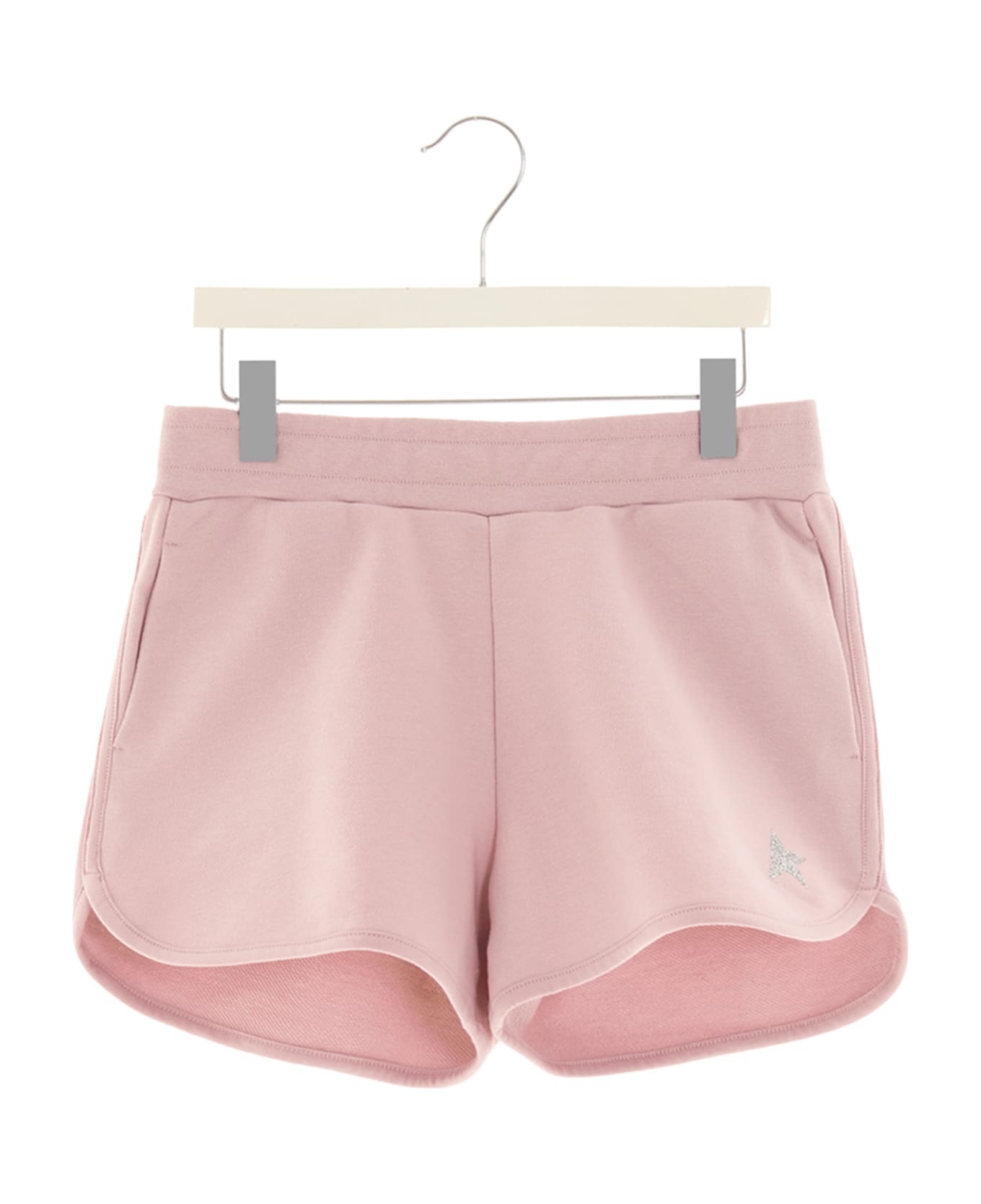 Golden Goose 'small Star' Shorts - Pink/silver
