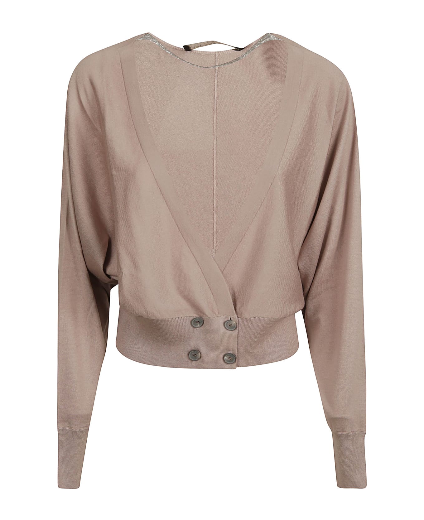 Fabiana Filippi V-neck Cardigan - Violet