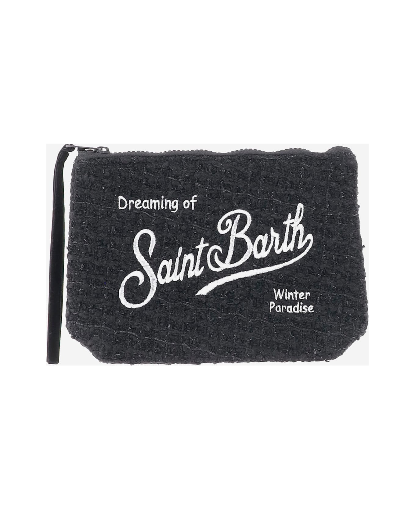 MC2 Saint Barth Black Scuba Clutch Bag - Black