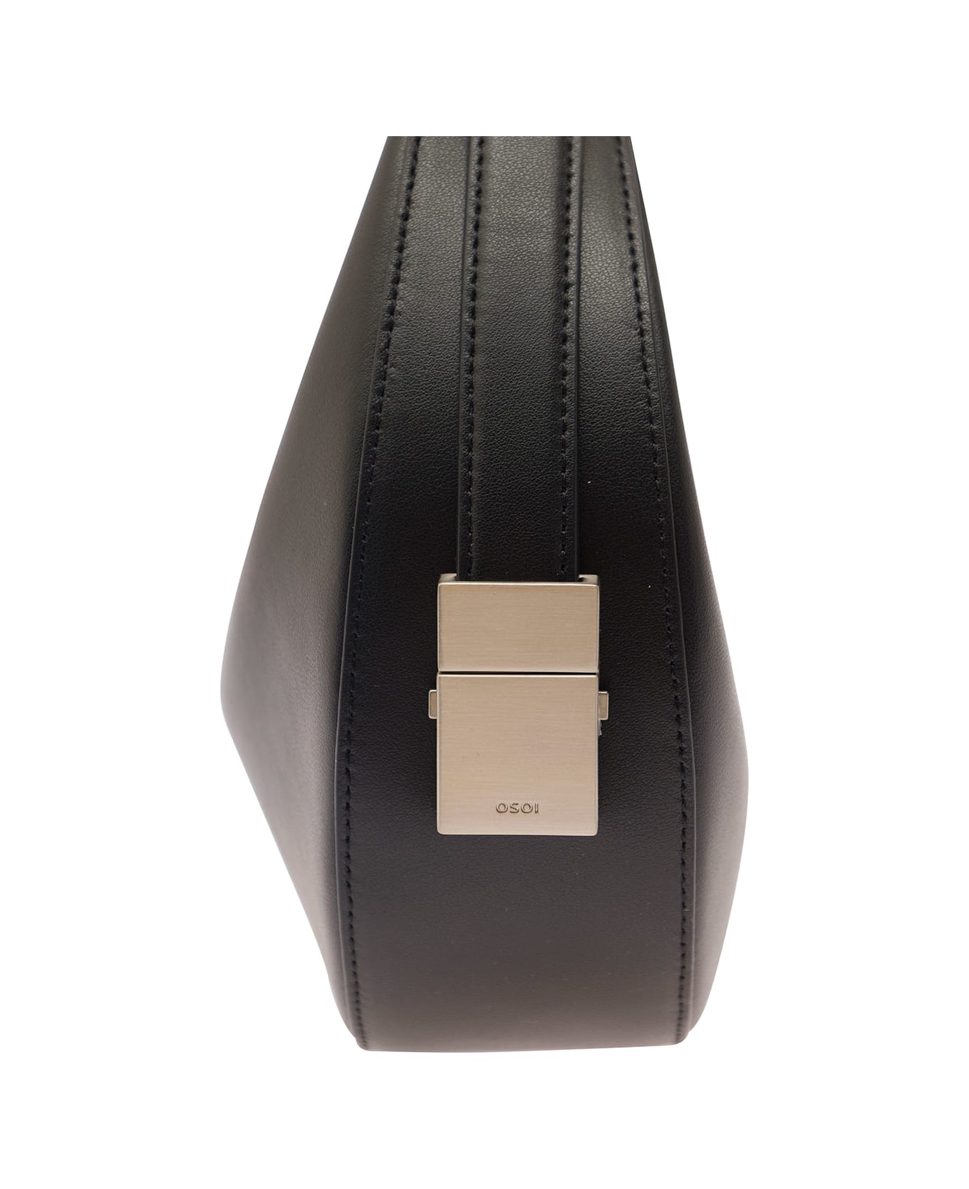 OSOI 
mini Toni
 Black Handbag With Engraved Logo In Leather Woman - Black