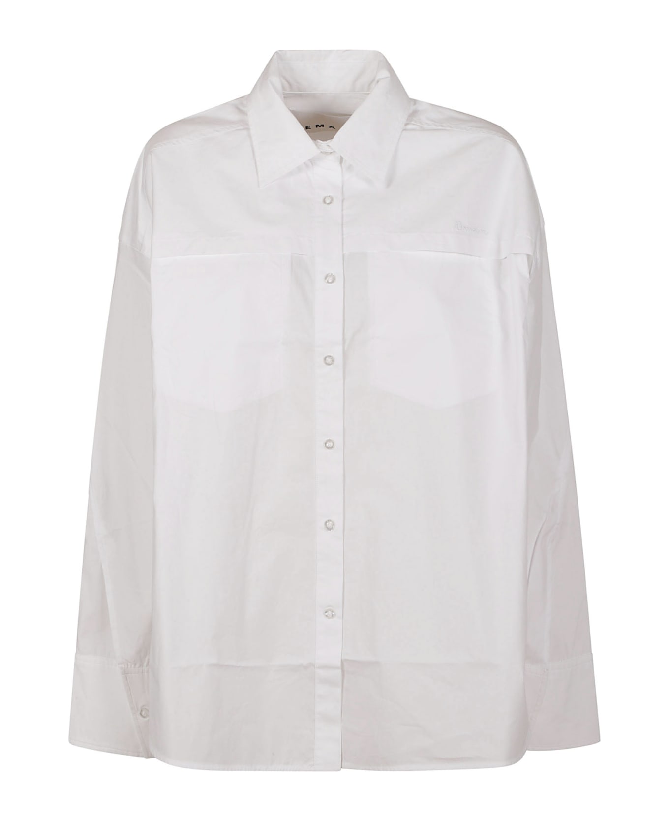 REMAIN Birger Christensen Poplin Oversized Shirt - Bright White
