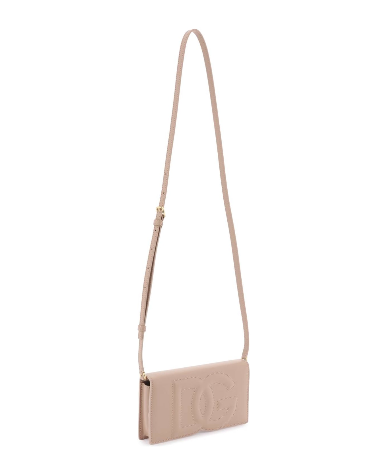 Dolce & Gabbana Leather Phone Bag - CIPRIA (Pink)
