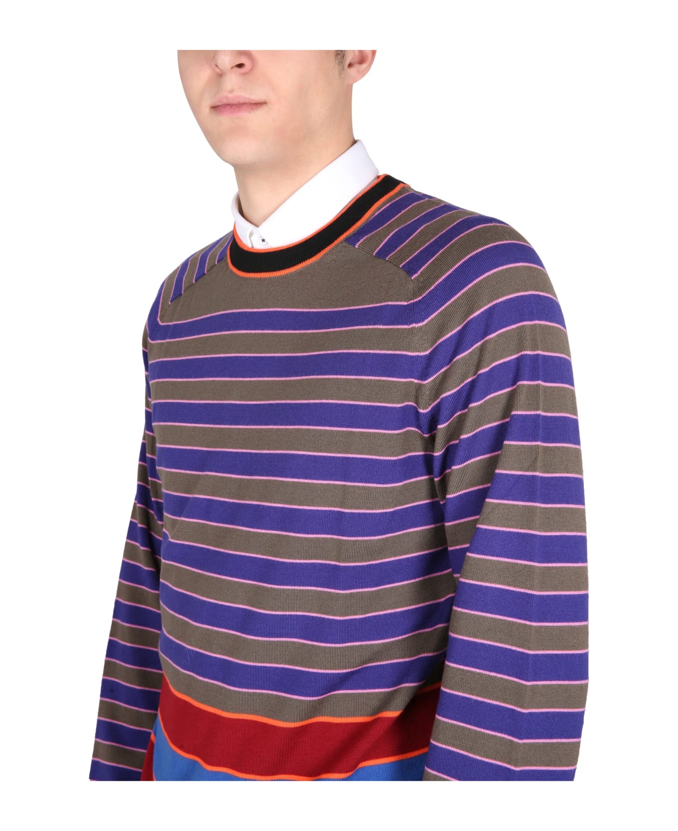 PS by Paul Smith Jersey With Stripe Pattern - MULTICOLOR