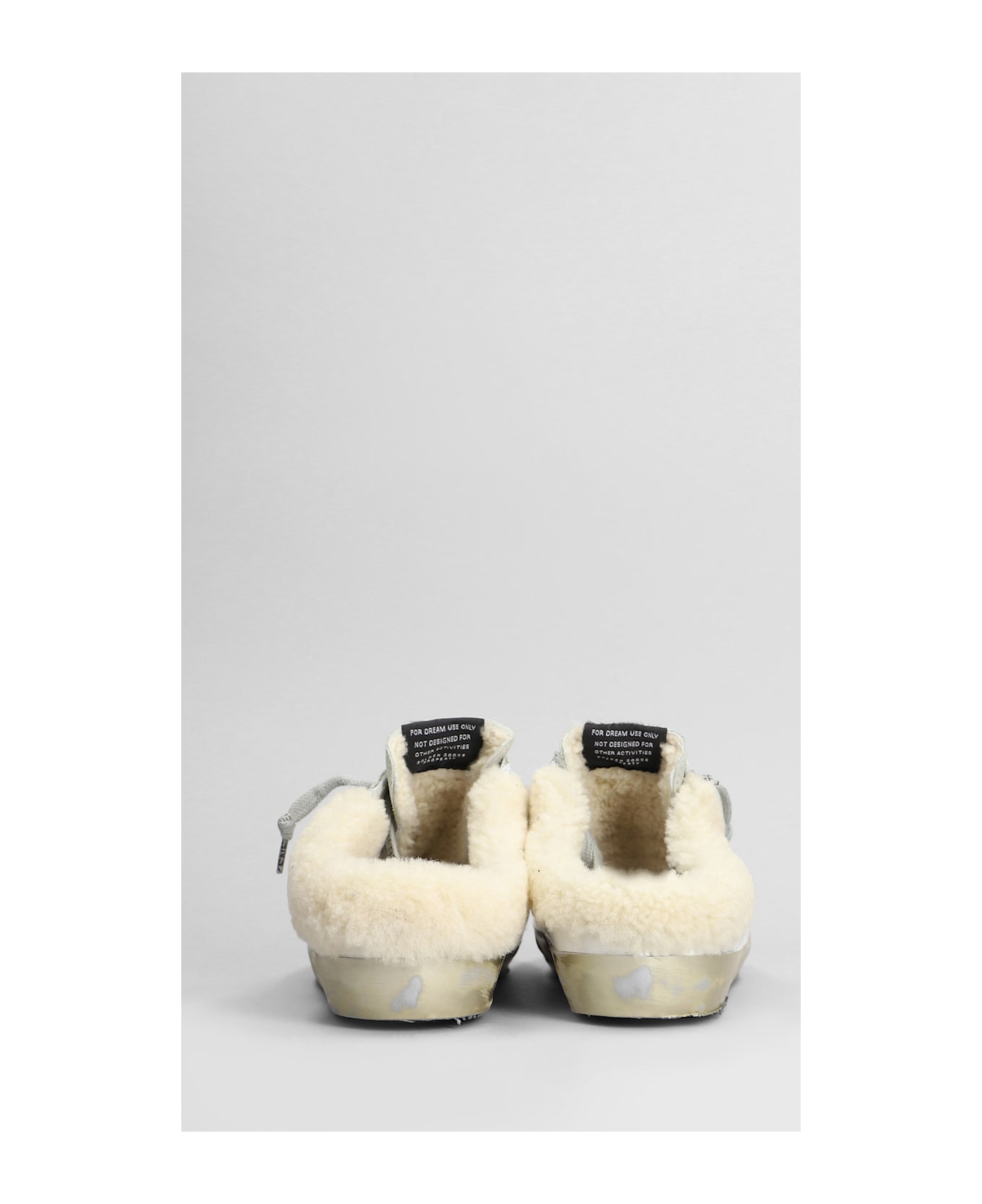 Golden Goose Superstar Sneakers In White Suede And Leather - white