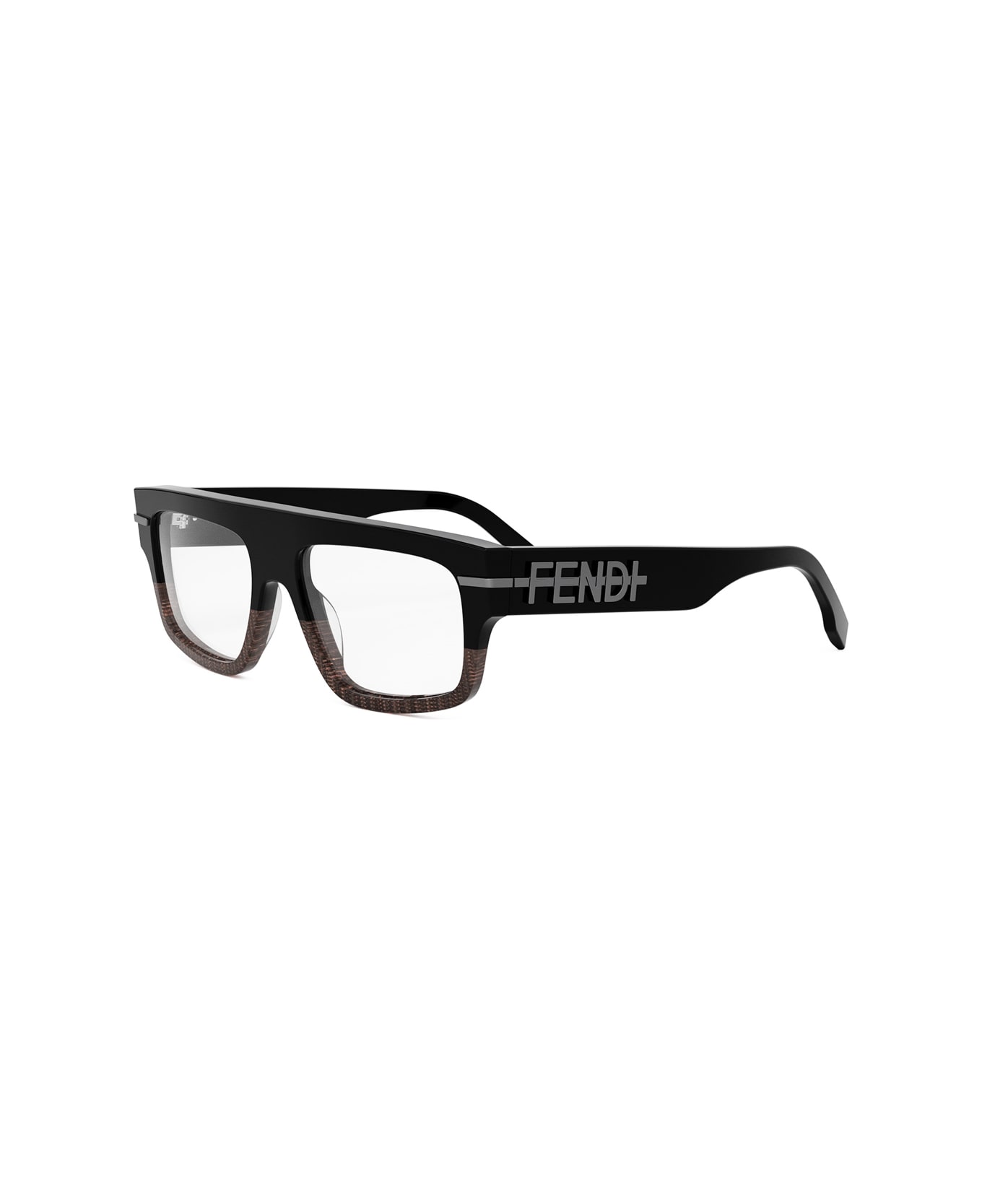 Fendi Eyewear Fe50062i Fendi Fendigraphy 005 Nero/marrone Glasses - Nero