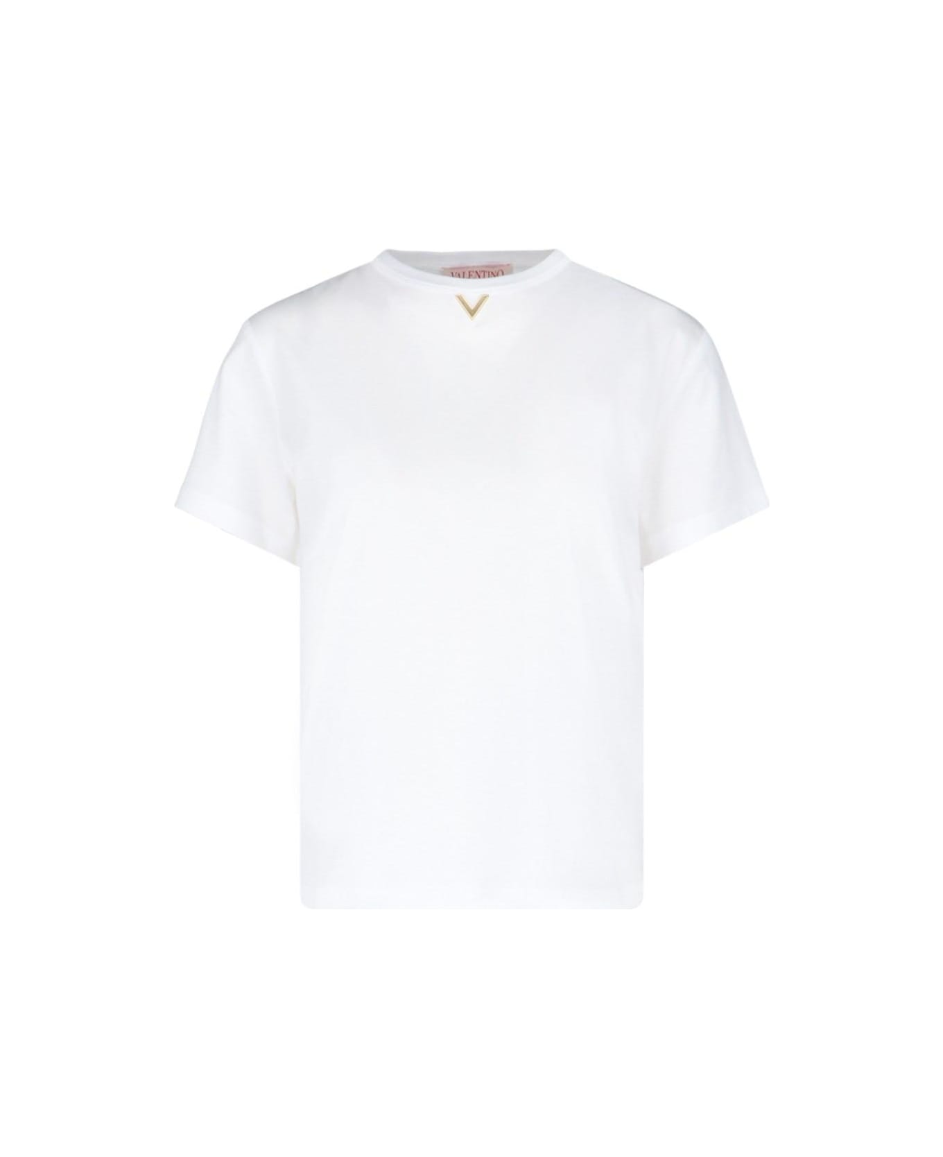 Valentino T-shirt | Solid | Cotton - White