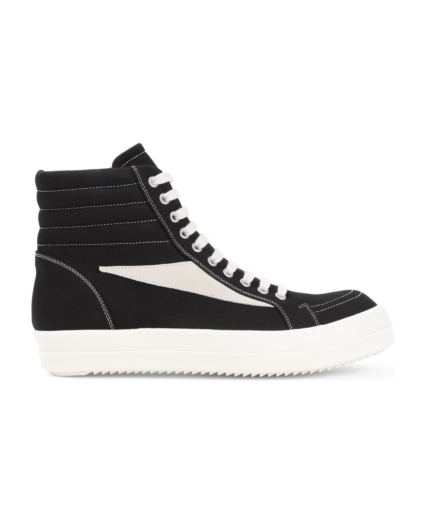 DRKSHDW Rick Owens Vintage High Sneakers - Black Milk Milk