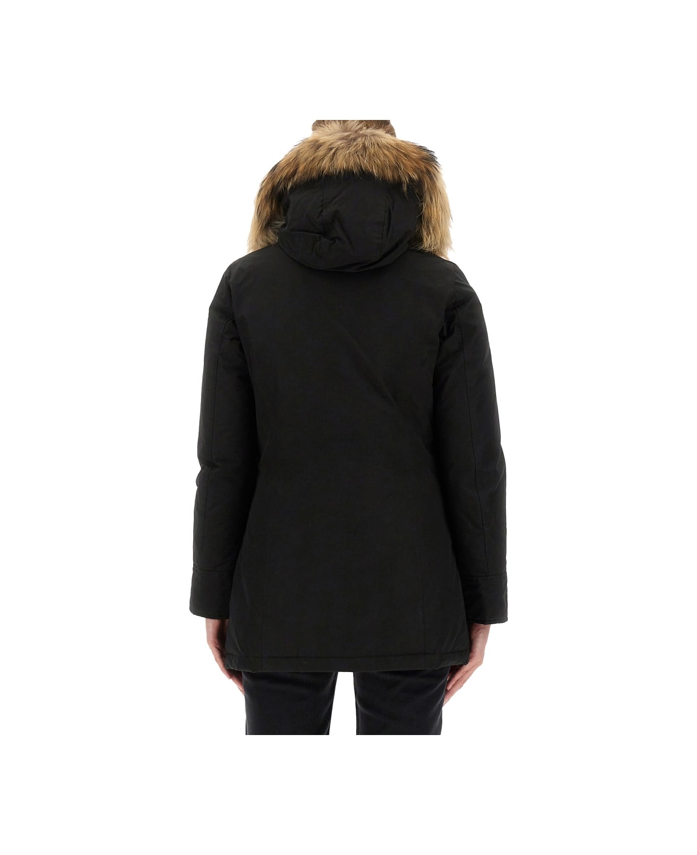 Woolrich "artic Racoon" Parka - BLACK