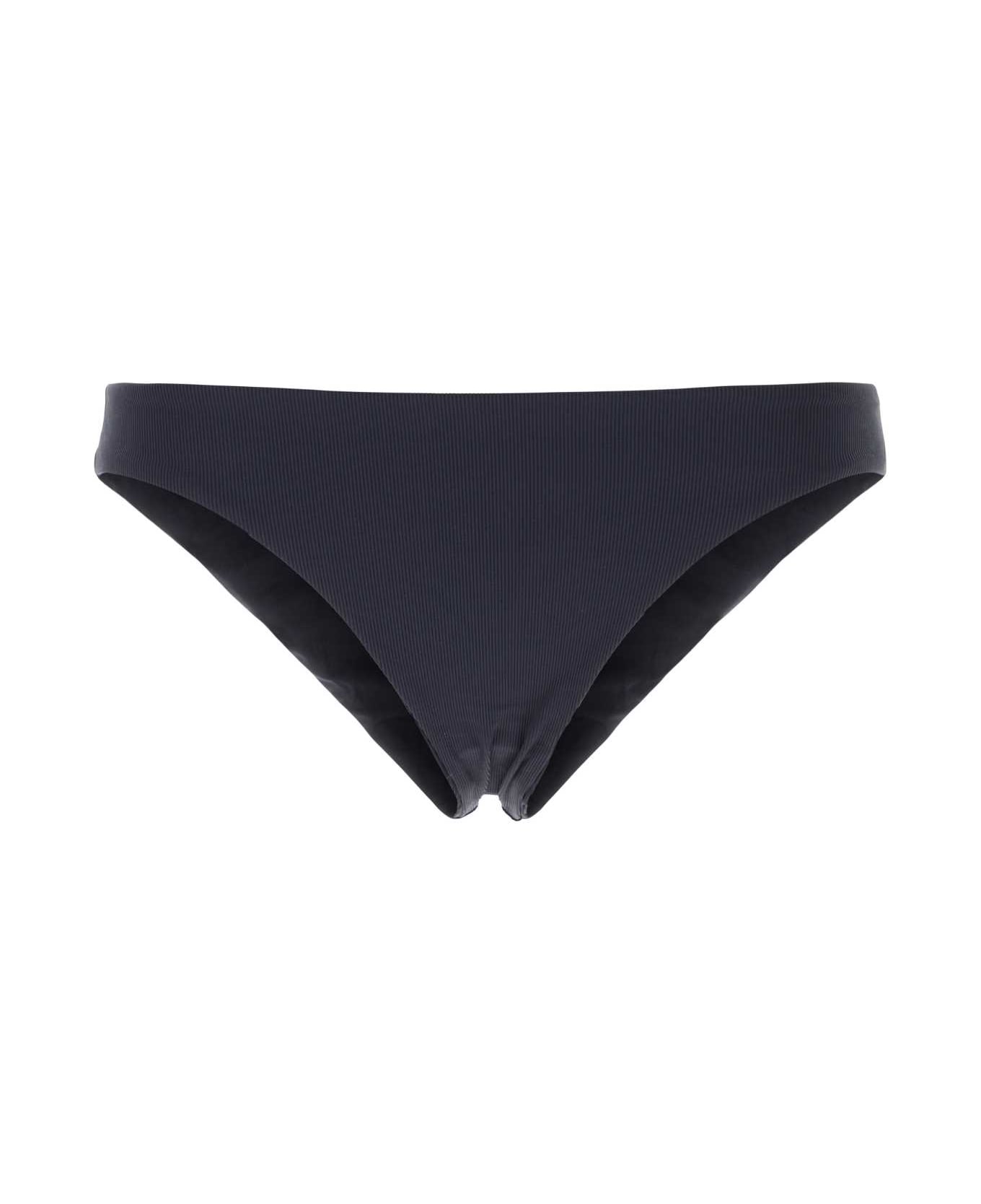 Prada Navy Blue Stretch Nylon Bikini Bottom - BLEU