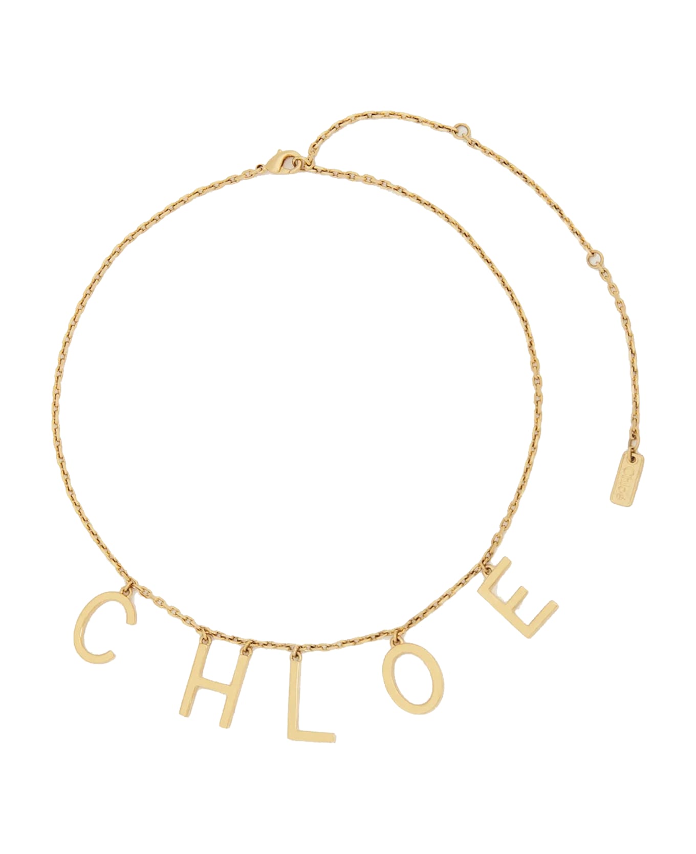 Chloé Chloe
 Letters Necklace - Golden