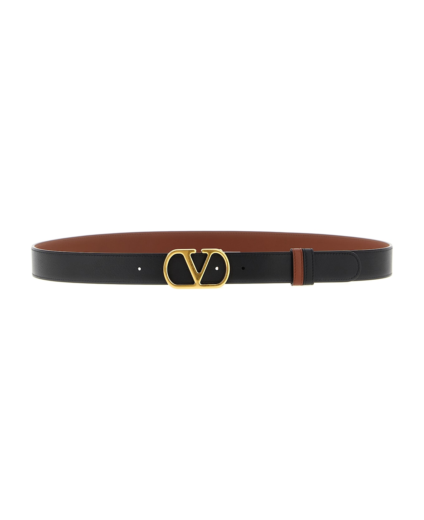 Valentino Garavani Vlogo Reversible Belt - Beige
