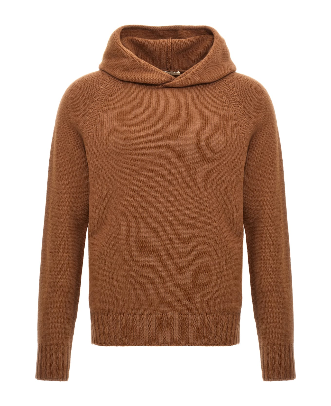 Ma
ry
ya Wool Hooded Sweater - Brown