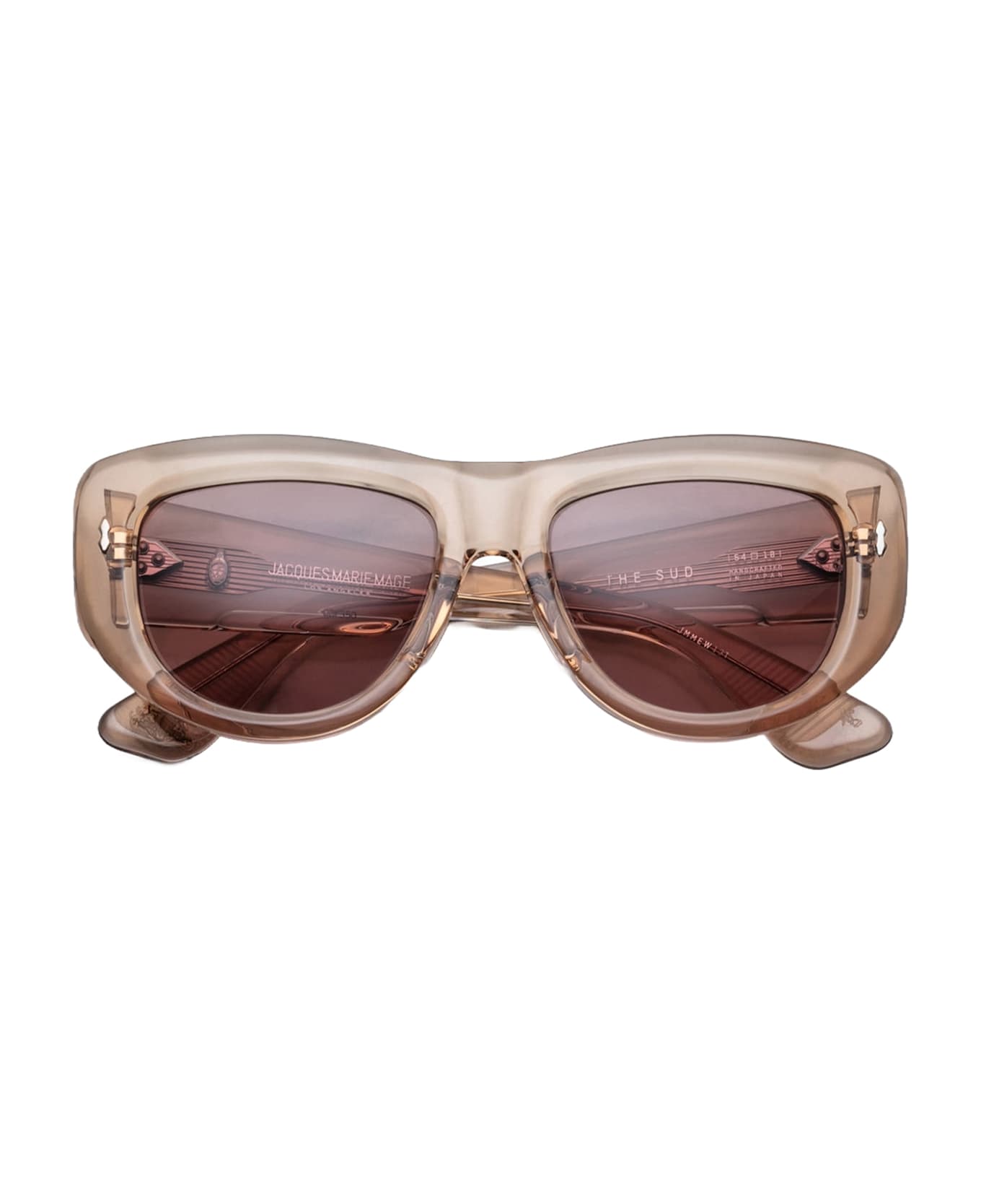 Jacques Marie Mage Erin Wasson - Sud - Simone Sunglasses - transparent beige