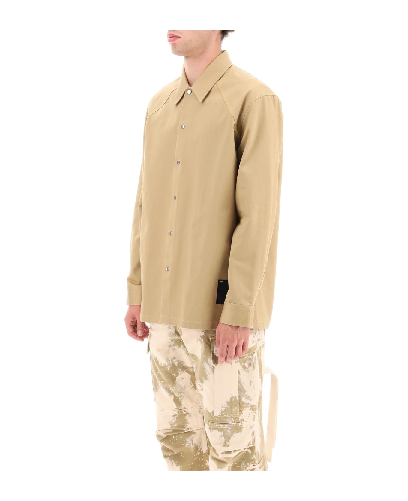 OAMC Taiga Drill Overshirt - BEIGE (Beige)