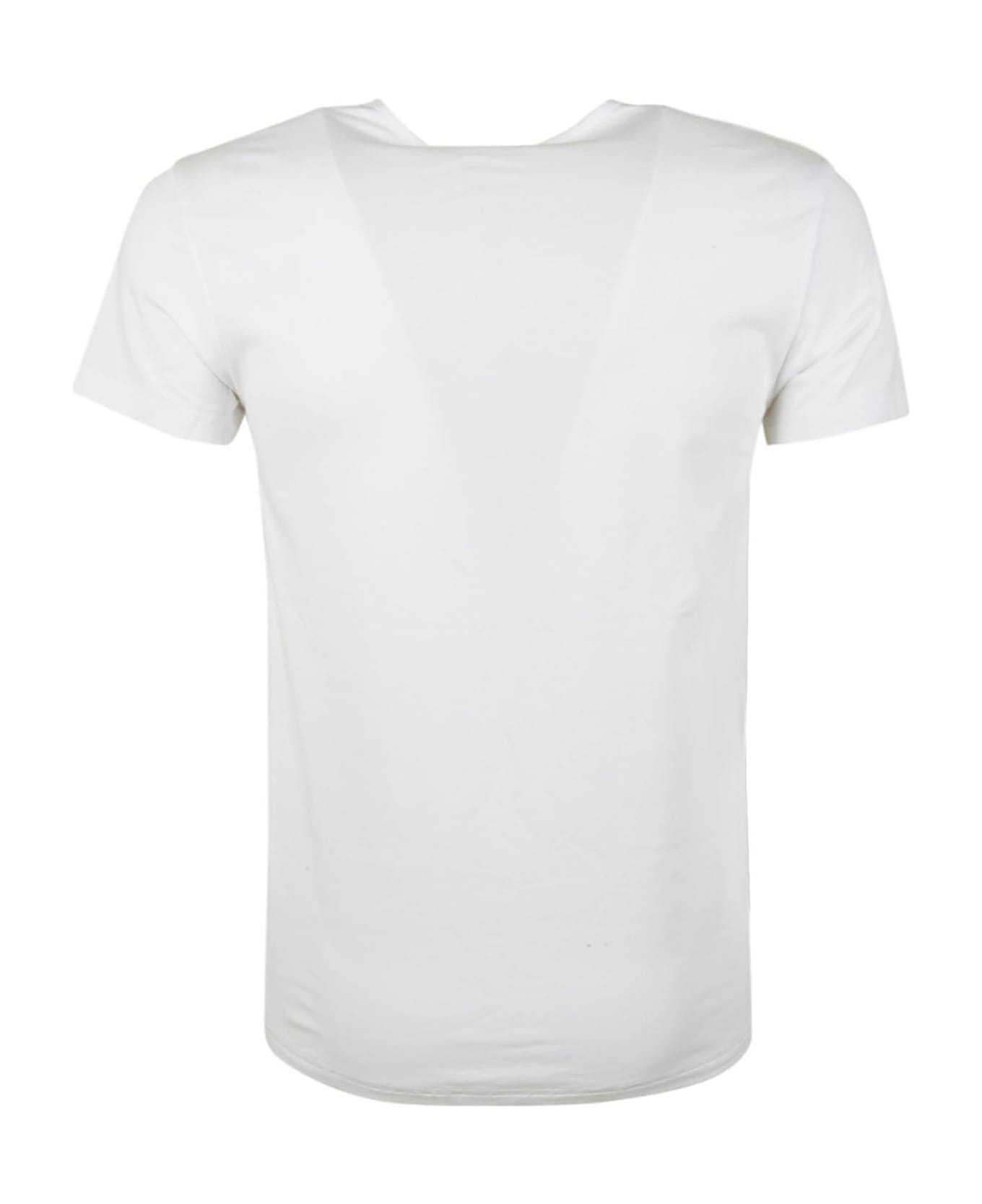 Versace Slim Fit Logo T-shirt - White