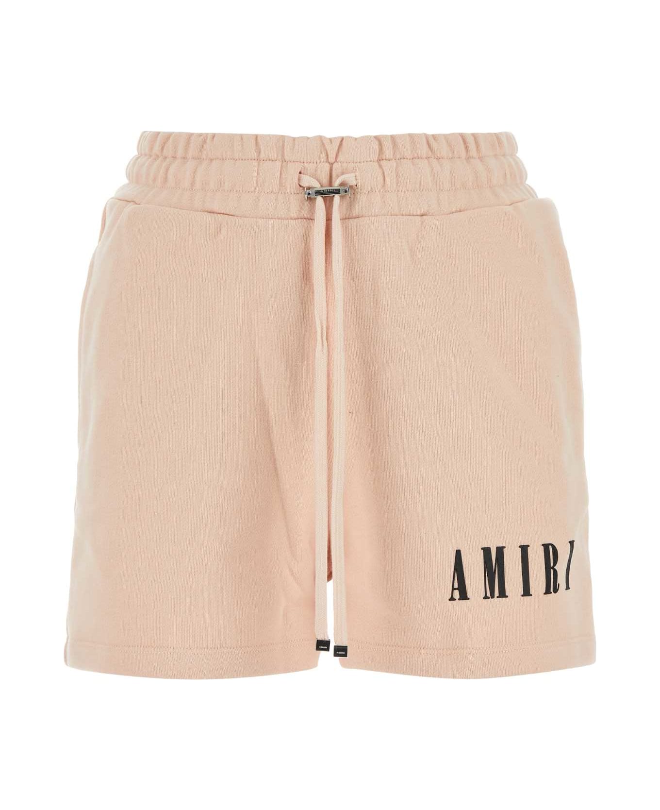 AMIRI Pastel Pink Cotton Shorts - CREAMTAN
