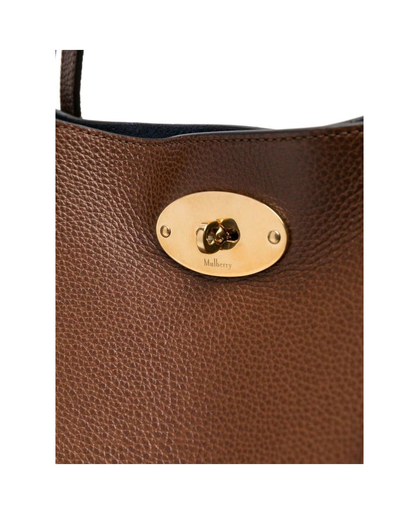 Mulberry Brown 'bayswater' Hand Bag With Flap Detail In Leather Woman - Brown