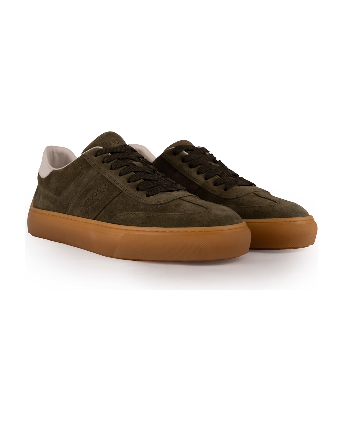 Tod
s Tabs Sneakers In Suede - Verde