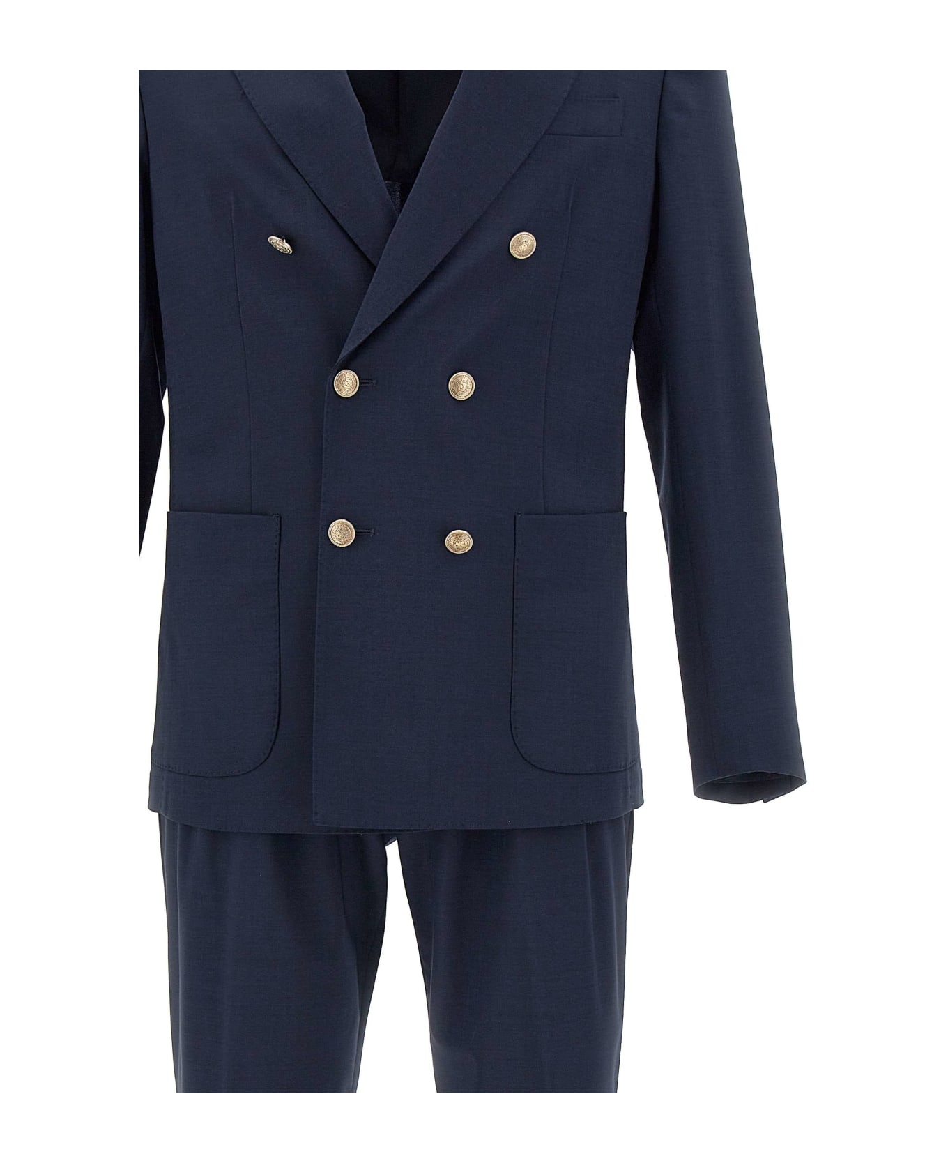 Eleventy Fresh Wool Two-piece Suit - BLUE スーツ