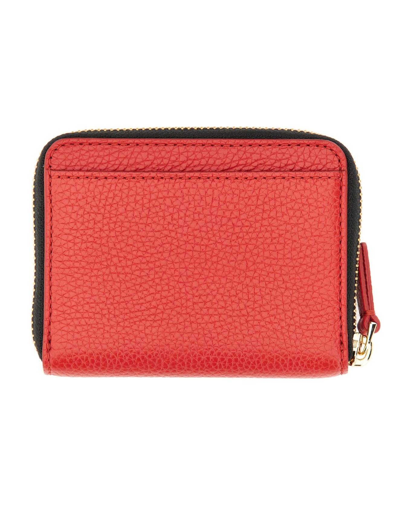 Marc Jacobs Leather Wallet With Zipper - ROSSO 財布