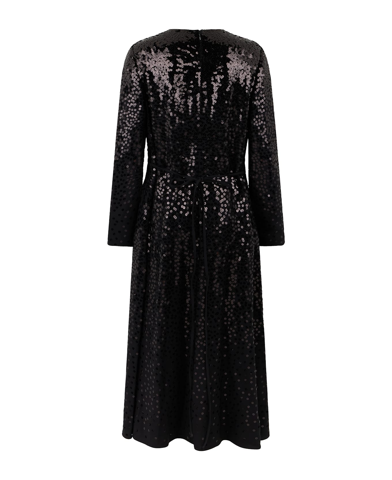 Valentino Garavani Dress With Sequins - black