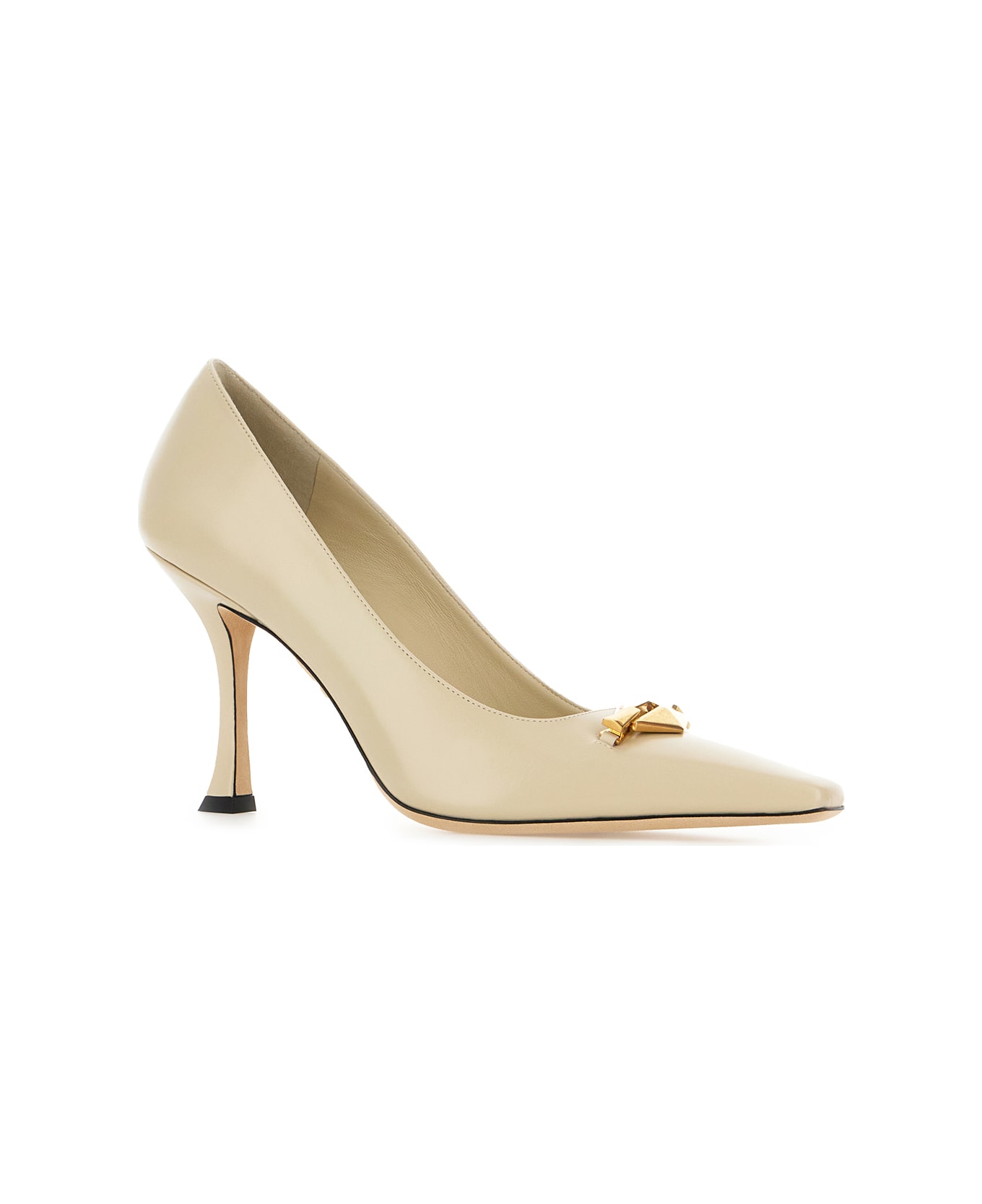 Jimmy Choo Sand Leather Ryker Pumps - BAMBOOGOLD