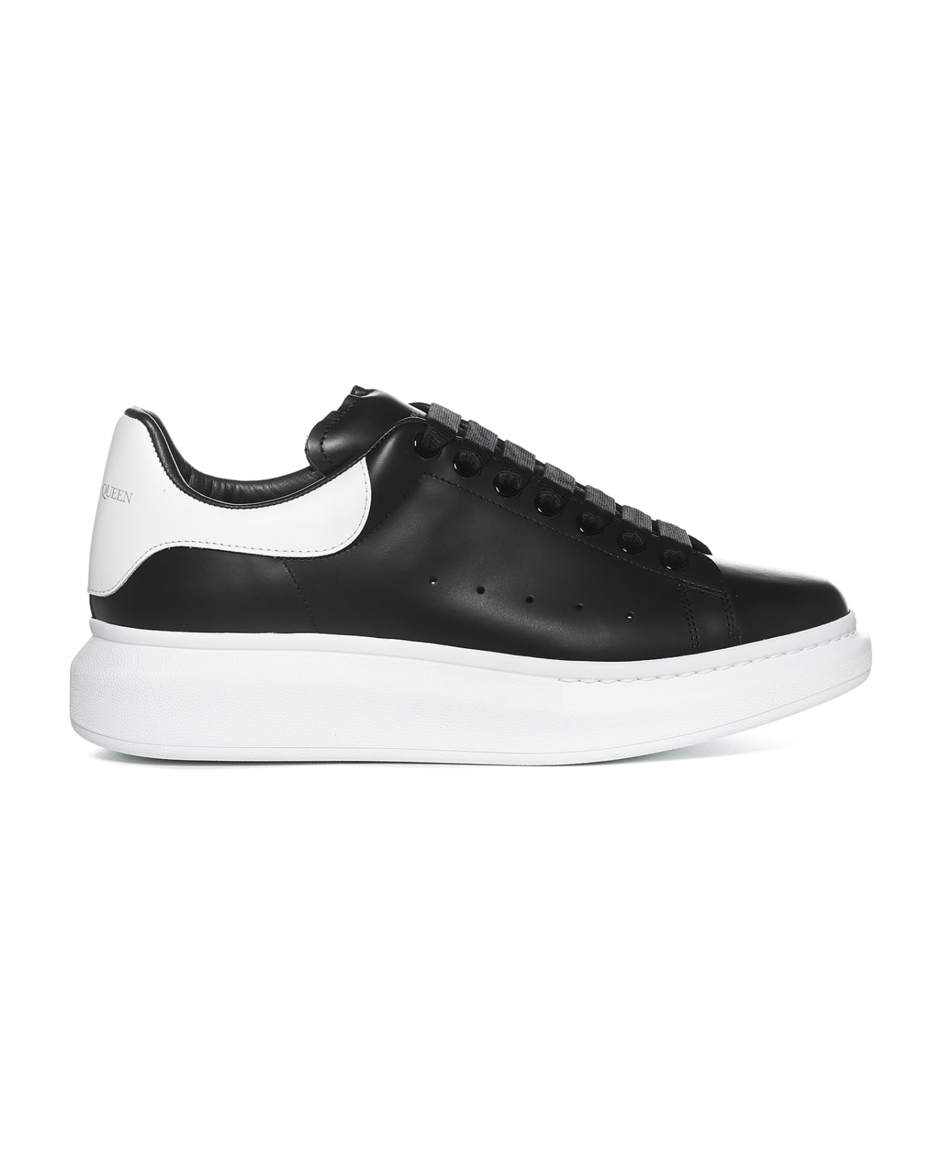 Alexander McQueen Oversize Larry Leather Sneakers - Black