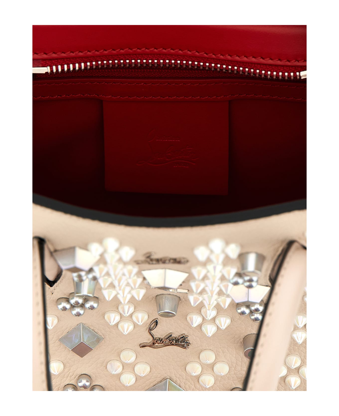 Christian Louboutin 'paloma' Mini Handbag - Beige