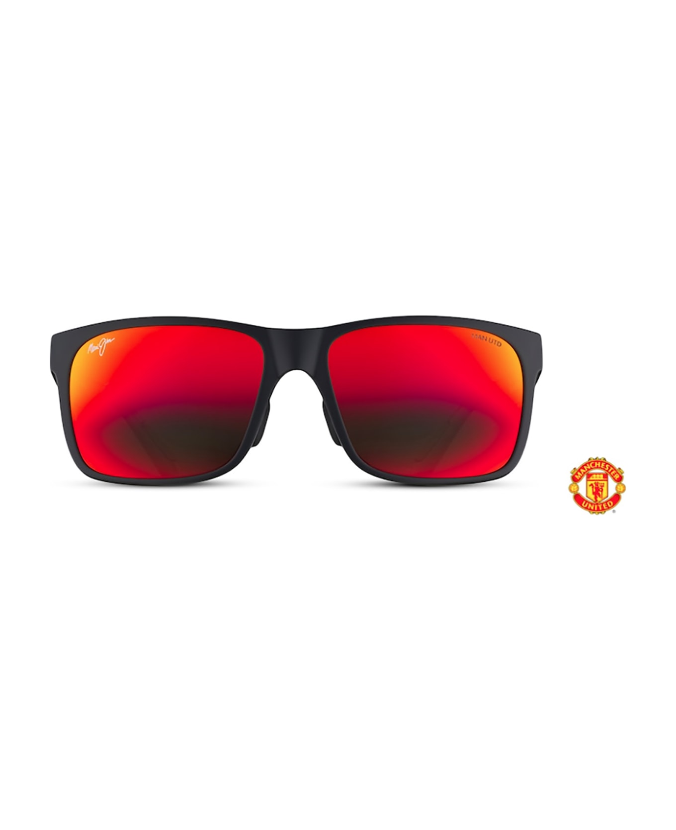 Maui Jim RED SANDS ASIAN FIT Sunglasses - Hi Lava Red Sands Blk Mt