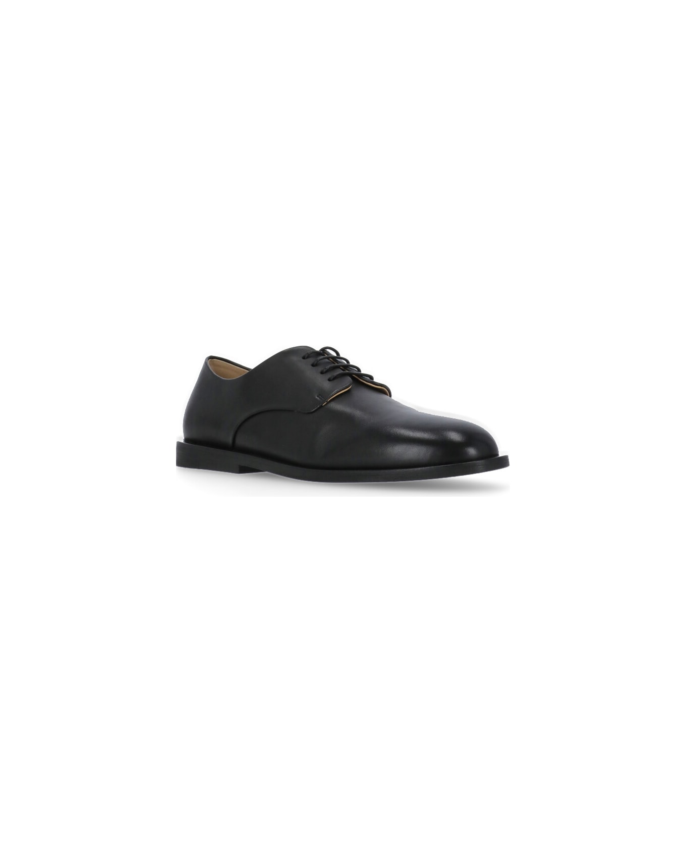Marsell Mando Derdy Lace-up Shoes - Black フラットシューズ