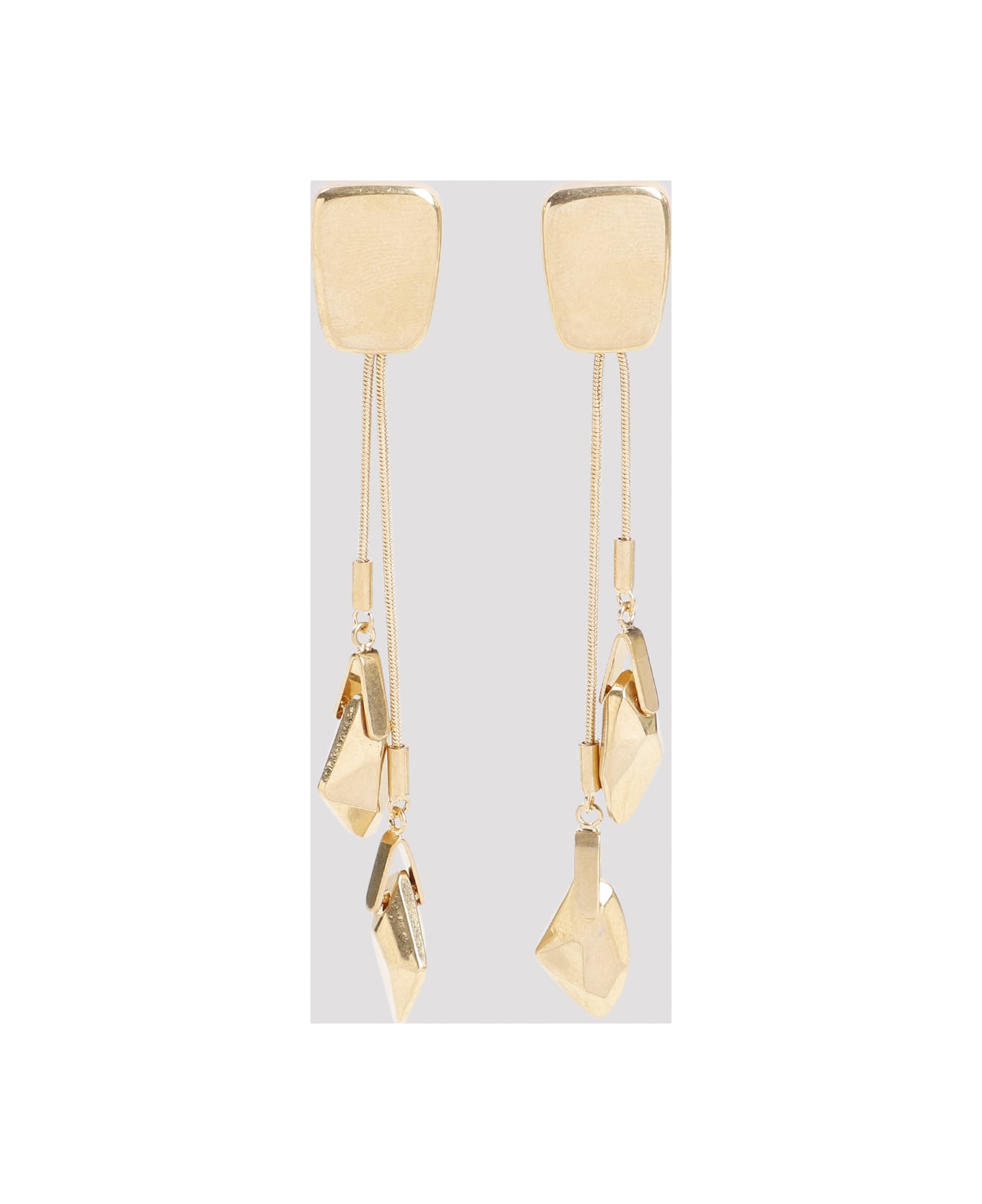 Tom Ford Brass Earrings - Vintage Gold