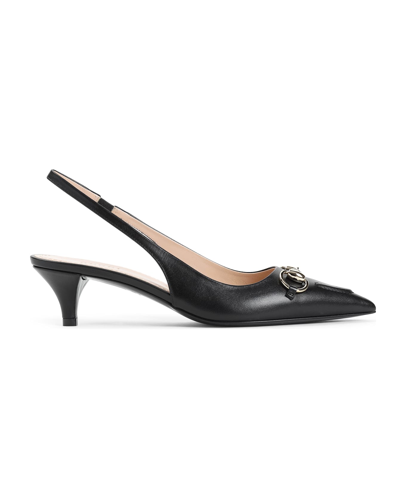 Gucci Wering 45 Slingback - Nero Nero ハイヒール