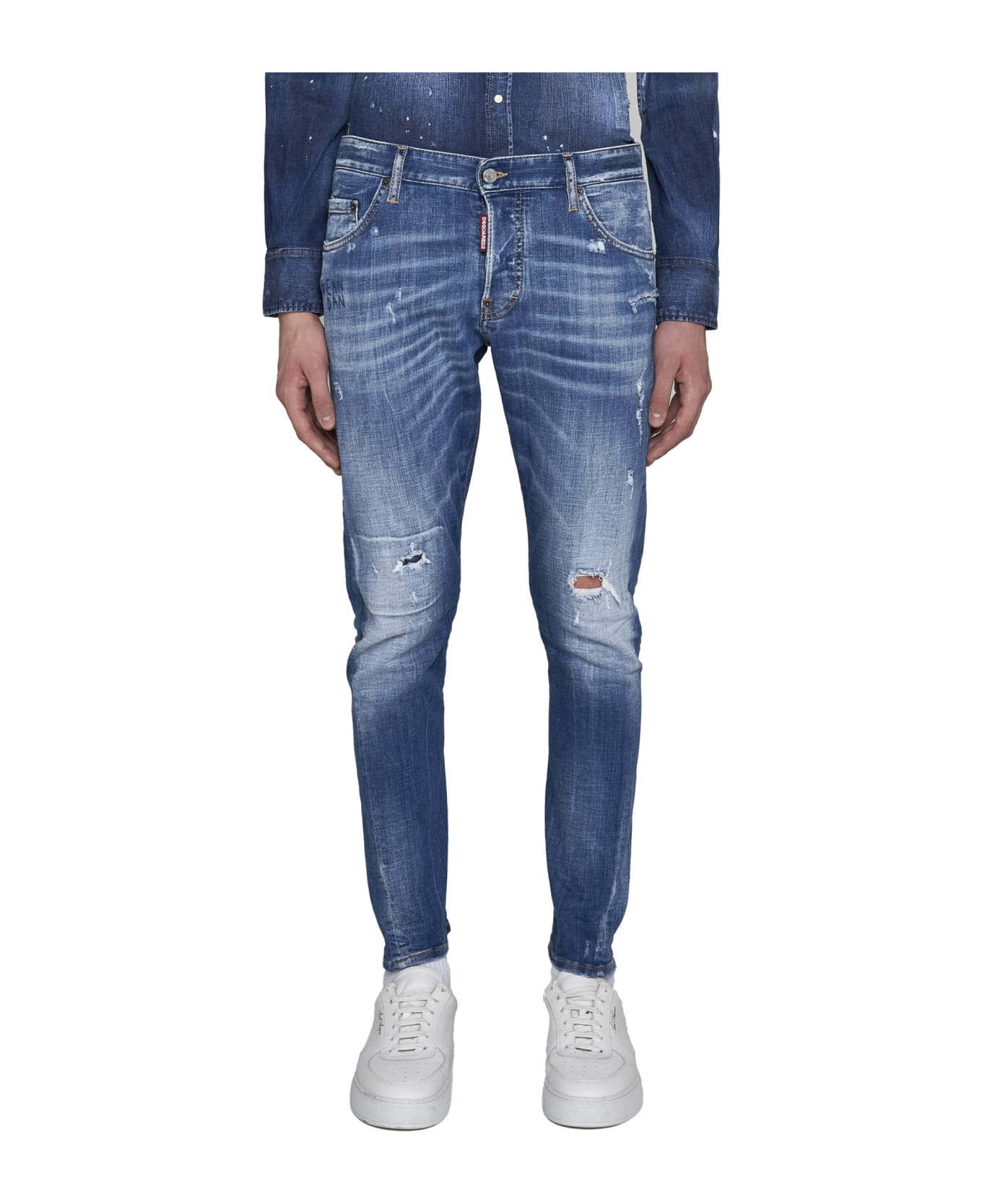 Dsquared2 Sexy Twist Jeans - Navy Blue