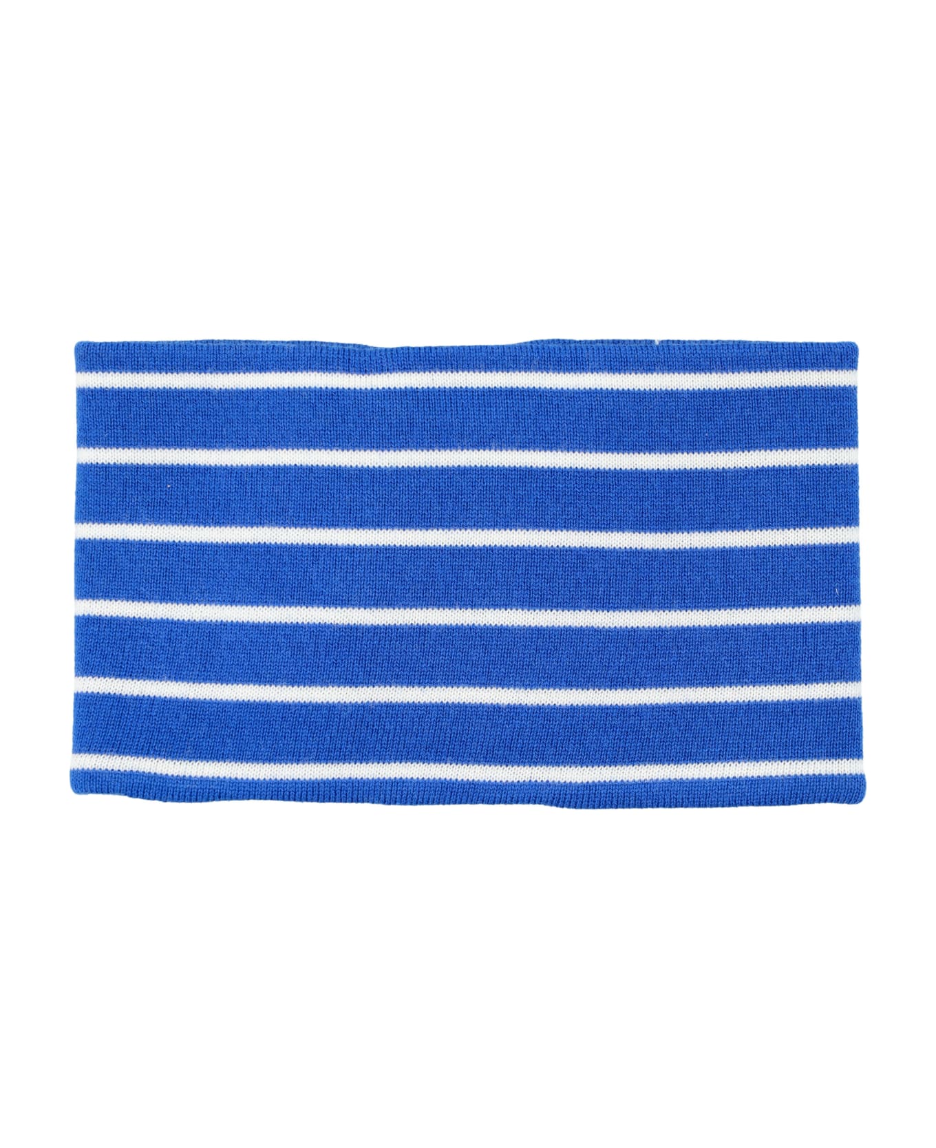 J.W. Anderson Striped Anchor Neckband - Azure blue