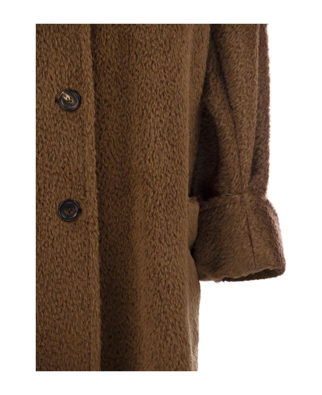 Max Mara Hudson Button-up Overcoat - Cuoio