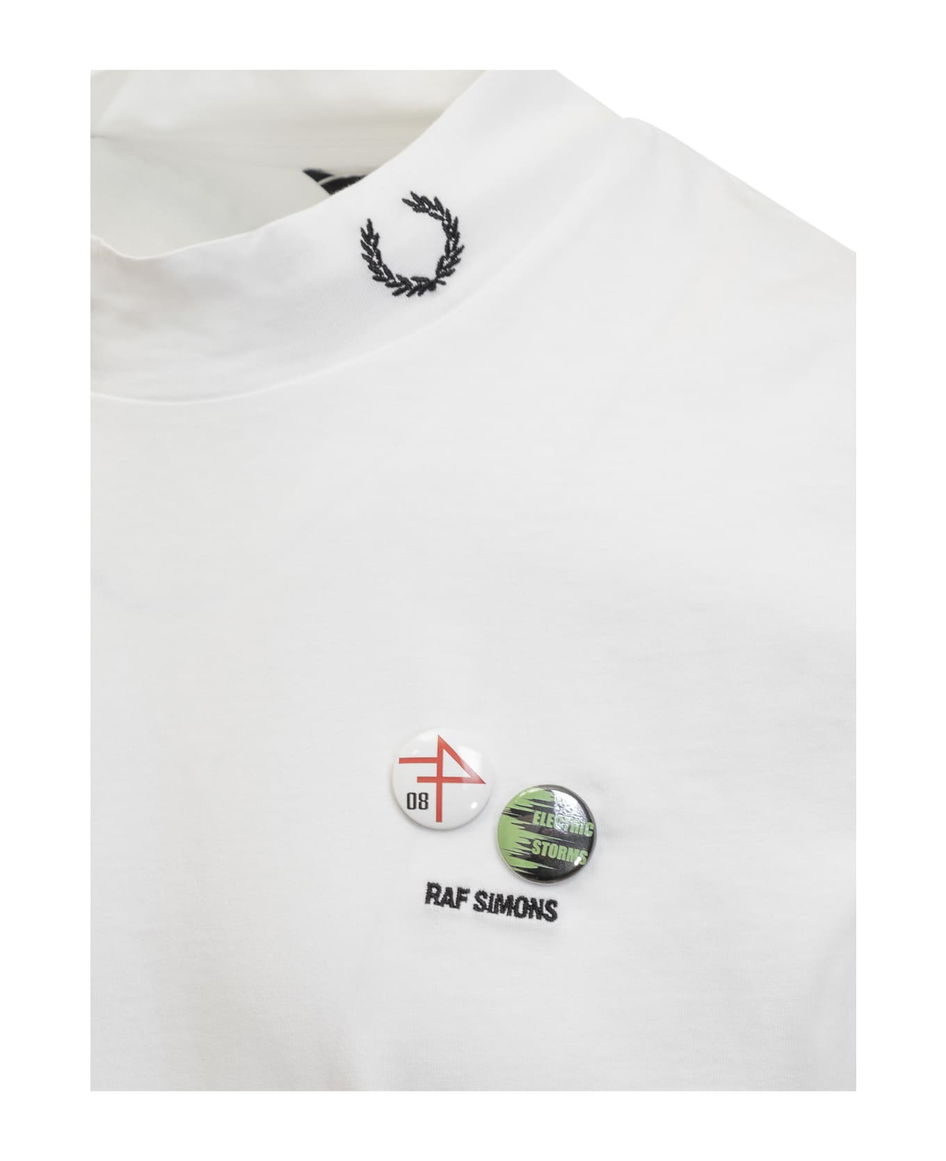 Fred Perry by Raf Simons Fred Perry X Raf Simons T-shirt With Pins - WHITE