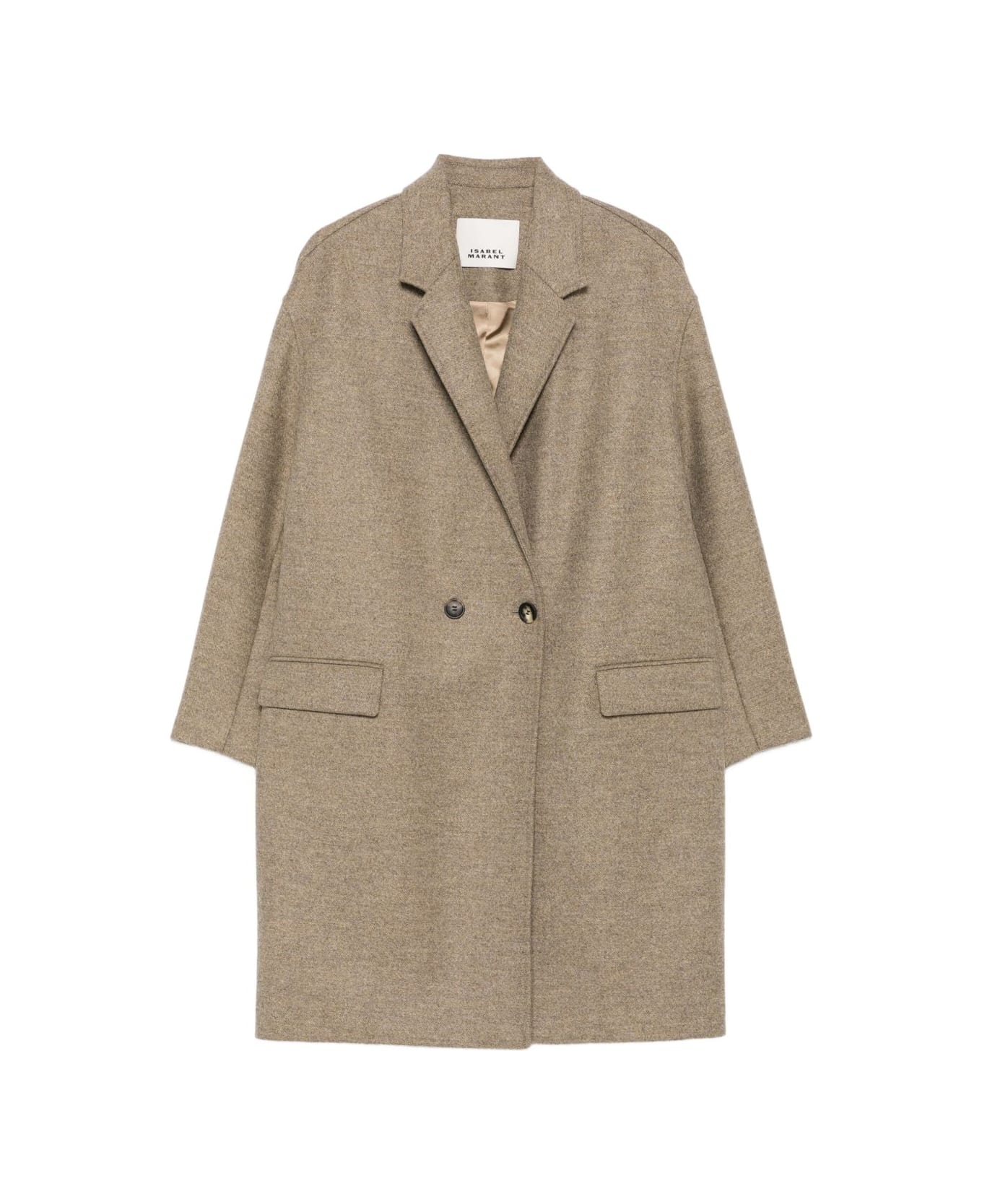 Isabel Marant Light Khaki Coat - Beige