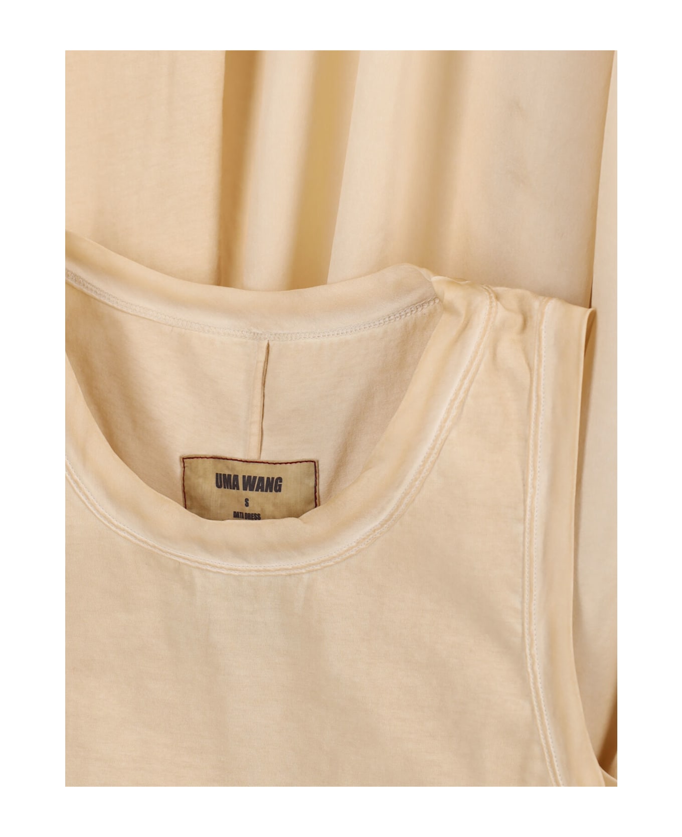 Uma Wang 
data
 Flared Maxi Dress - BEIGE