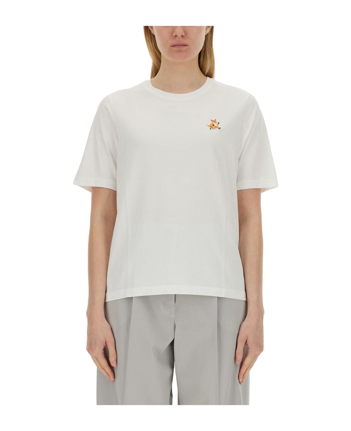 Maison Kitsuné Speedy Fox Patch T-shirt - White