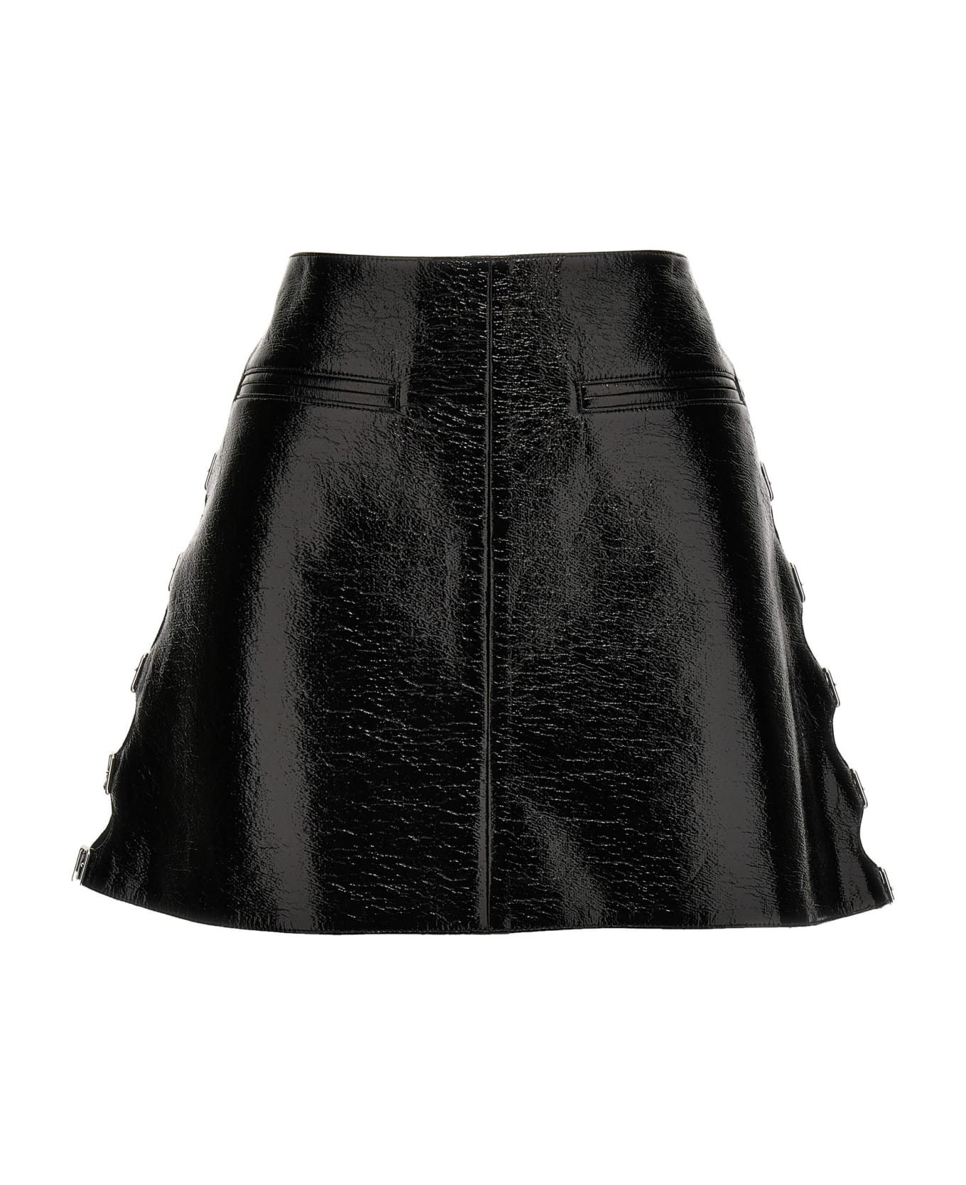 Courrèges Vinyl Miniskirt - Black  
