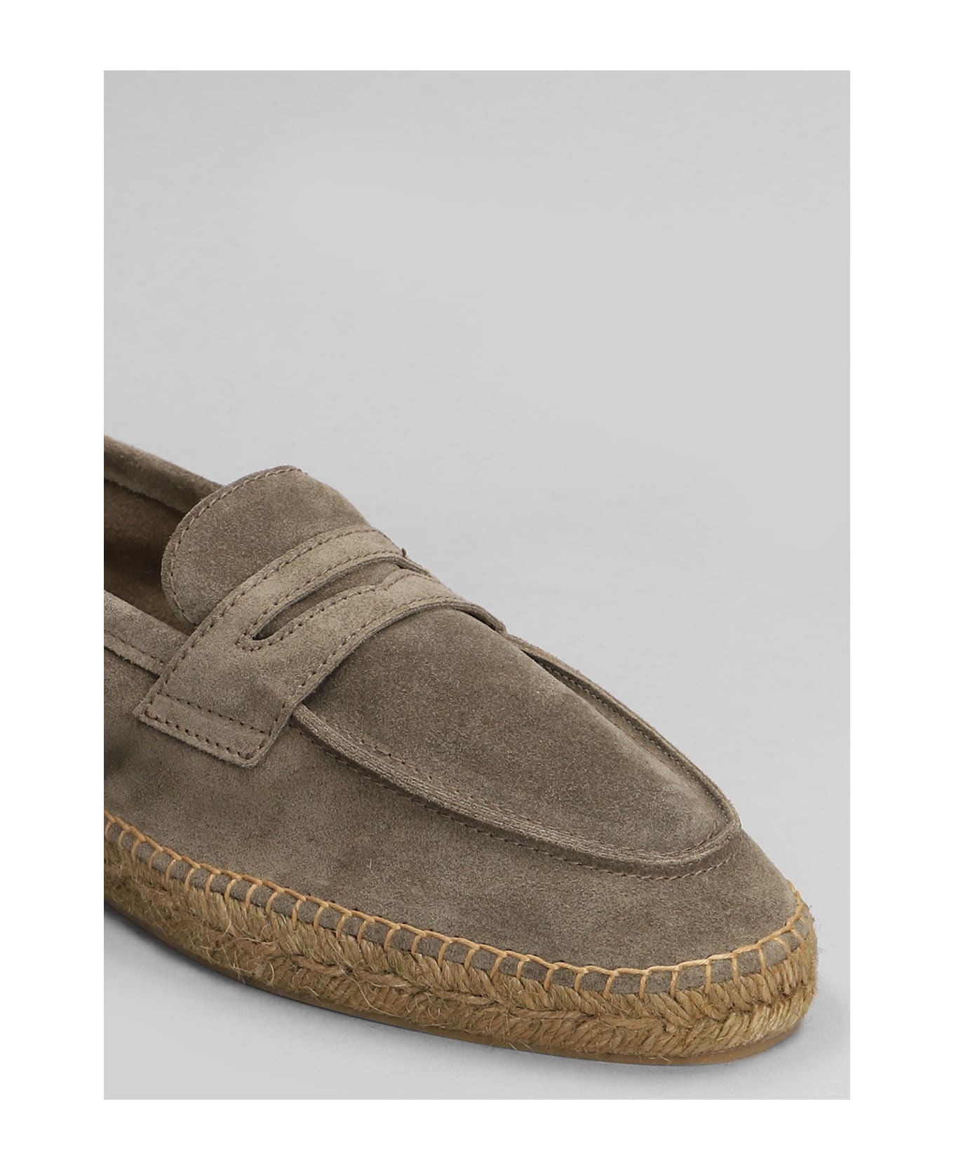 Castañer Nacho T-186 Espadrilles In Taupe Suede - taupe