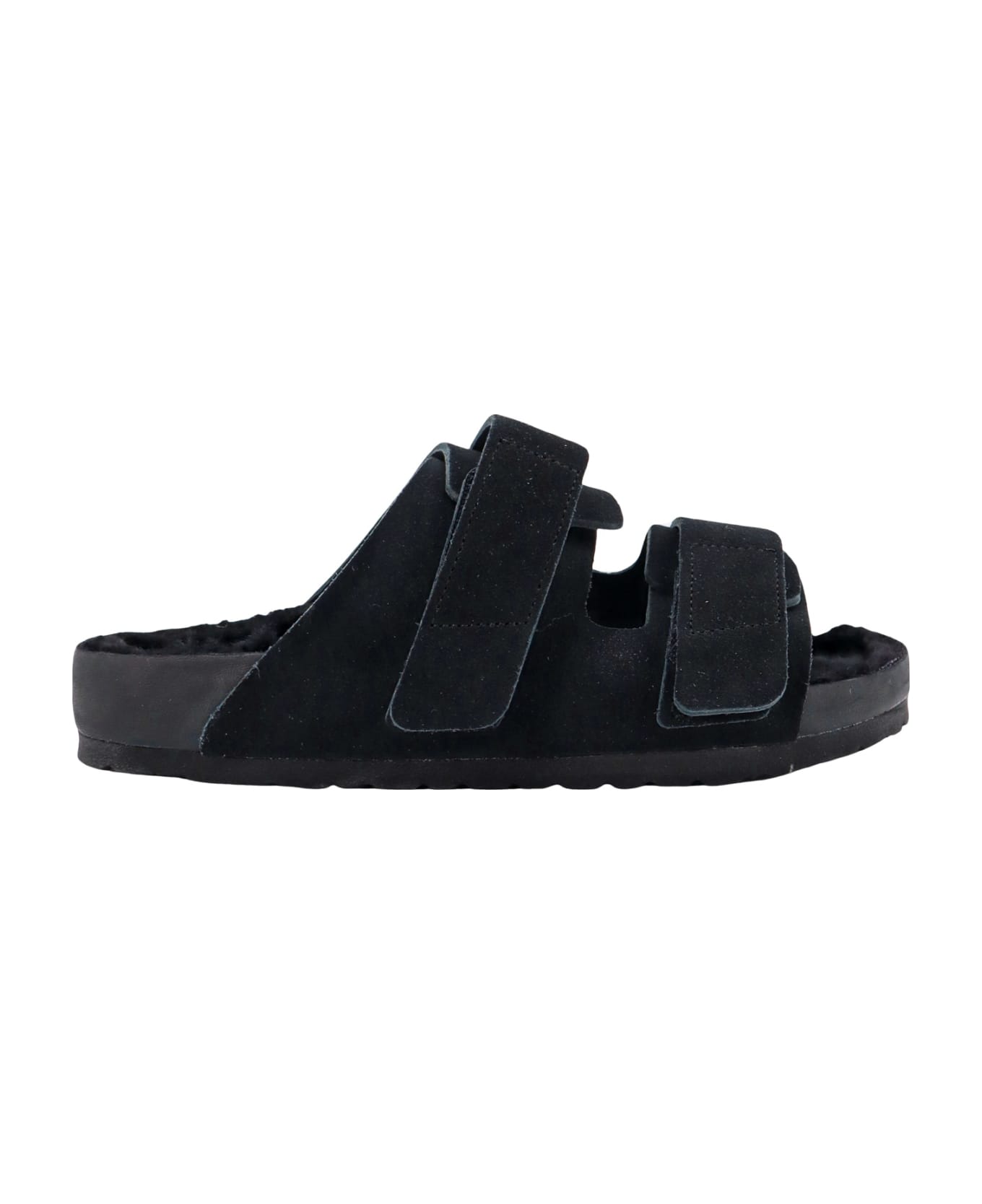 Birkenstock Uji Handstitch Sandals - Black