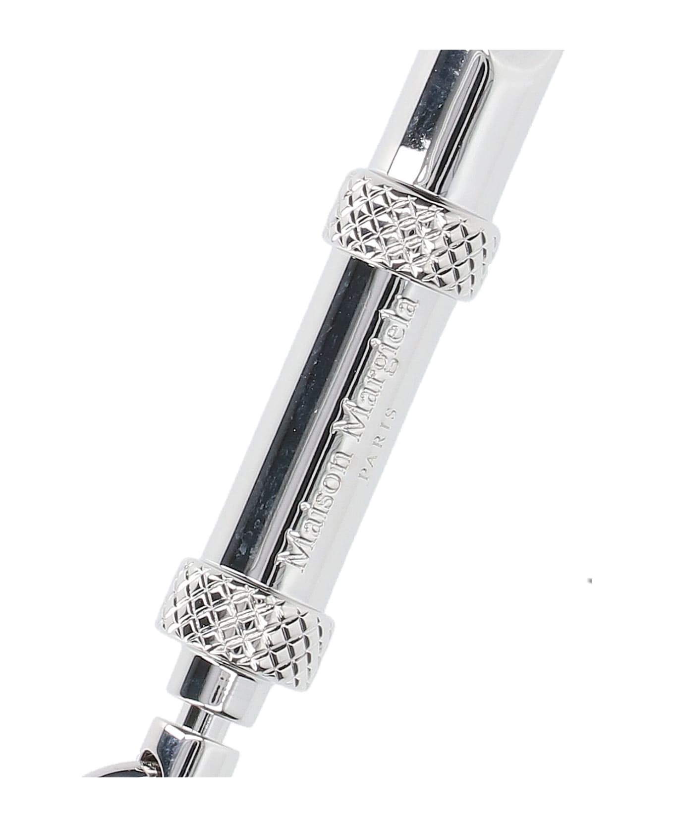 Maison Margiela 'dog Whistle' Keyring Charm - Silver