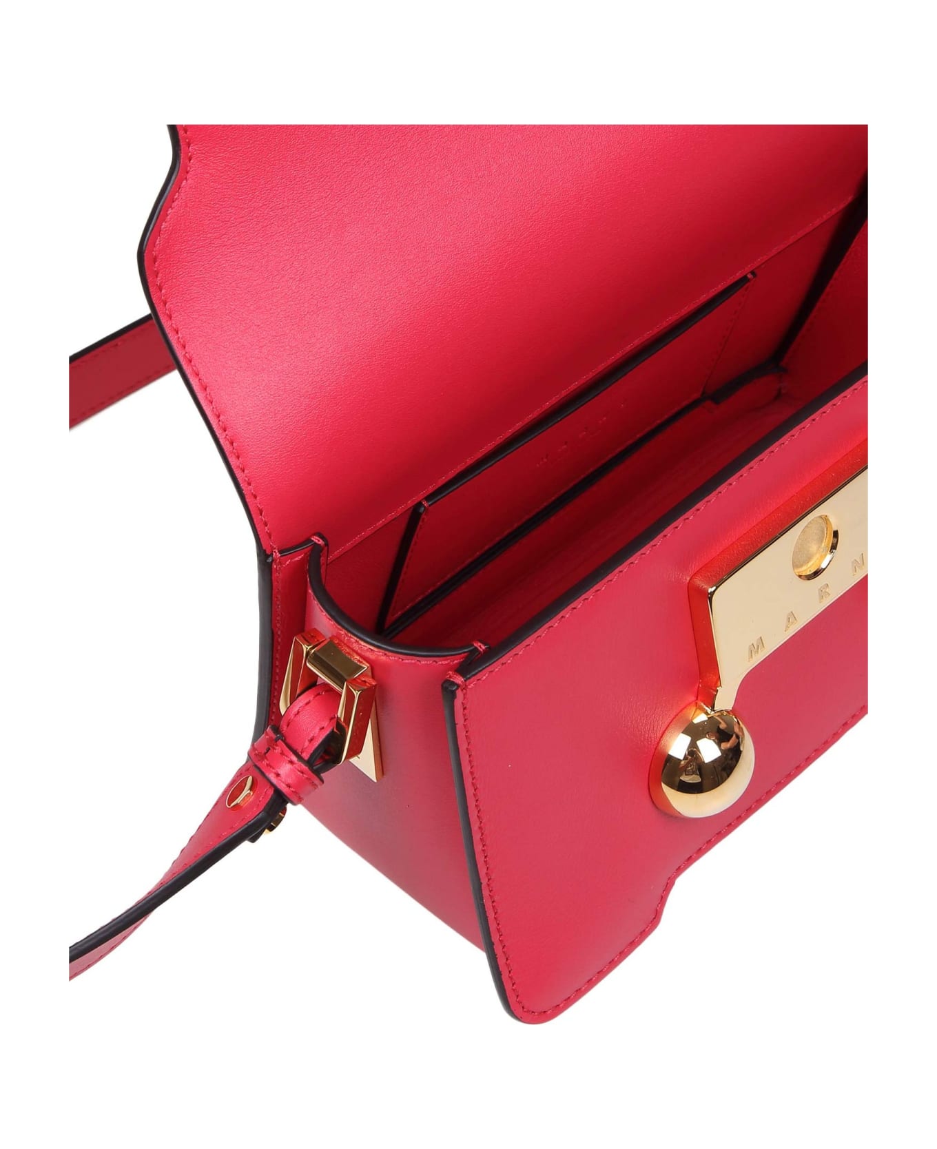 Marni Trunkaroo Shoulder Bag - Red