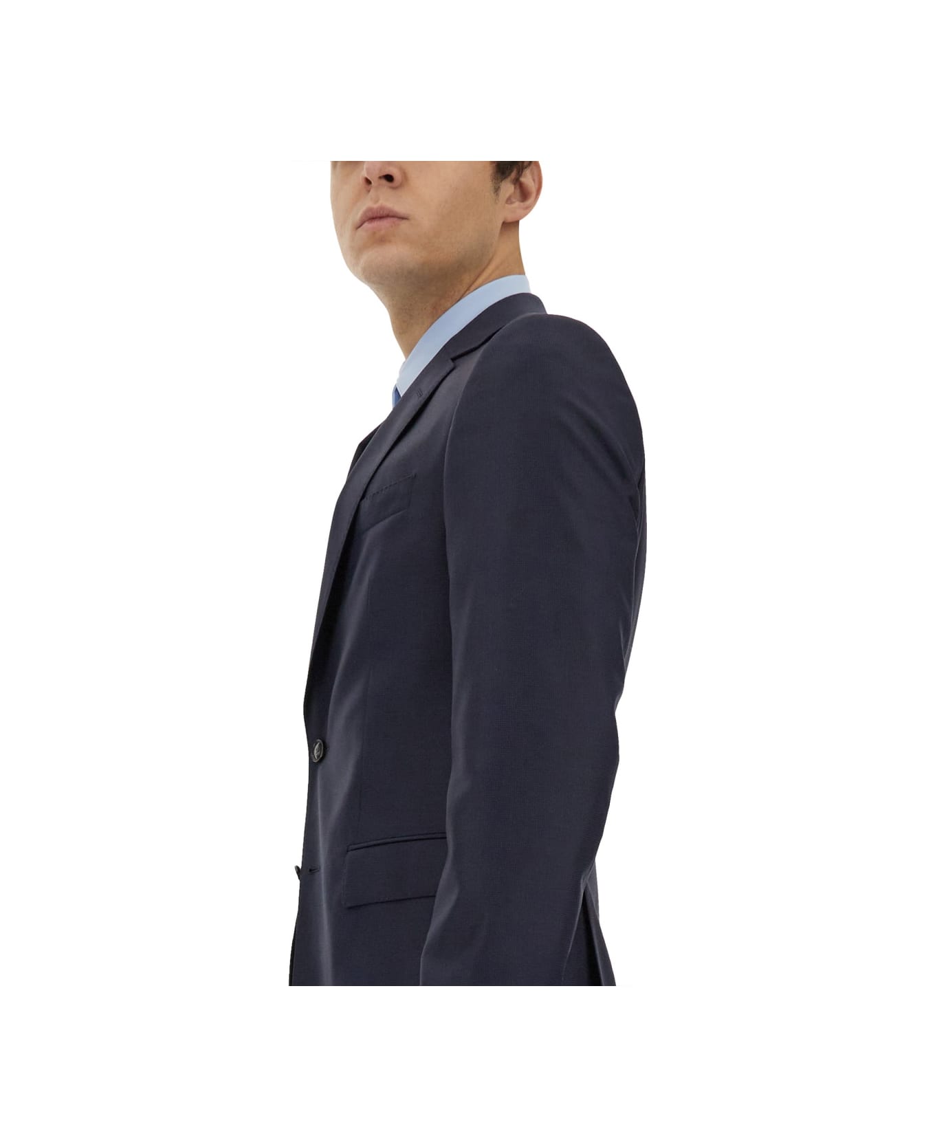 Hugo Boss Single-breasted Dress - BLUE