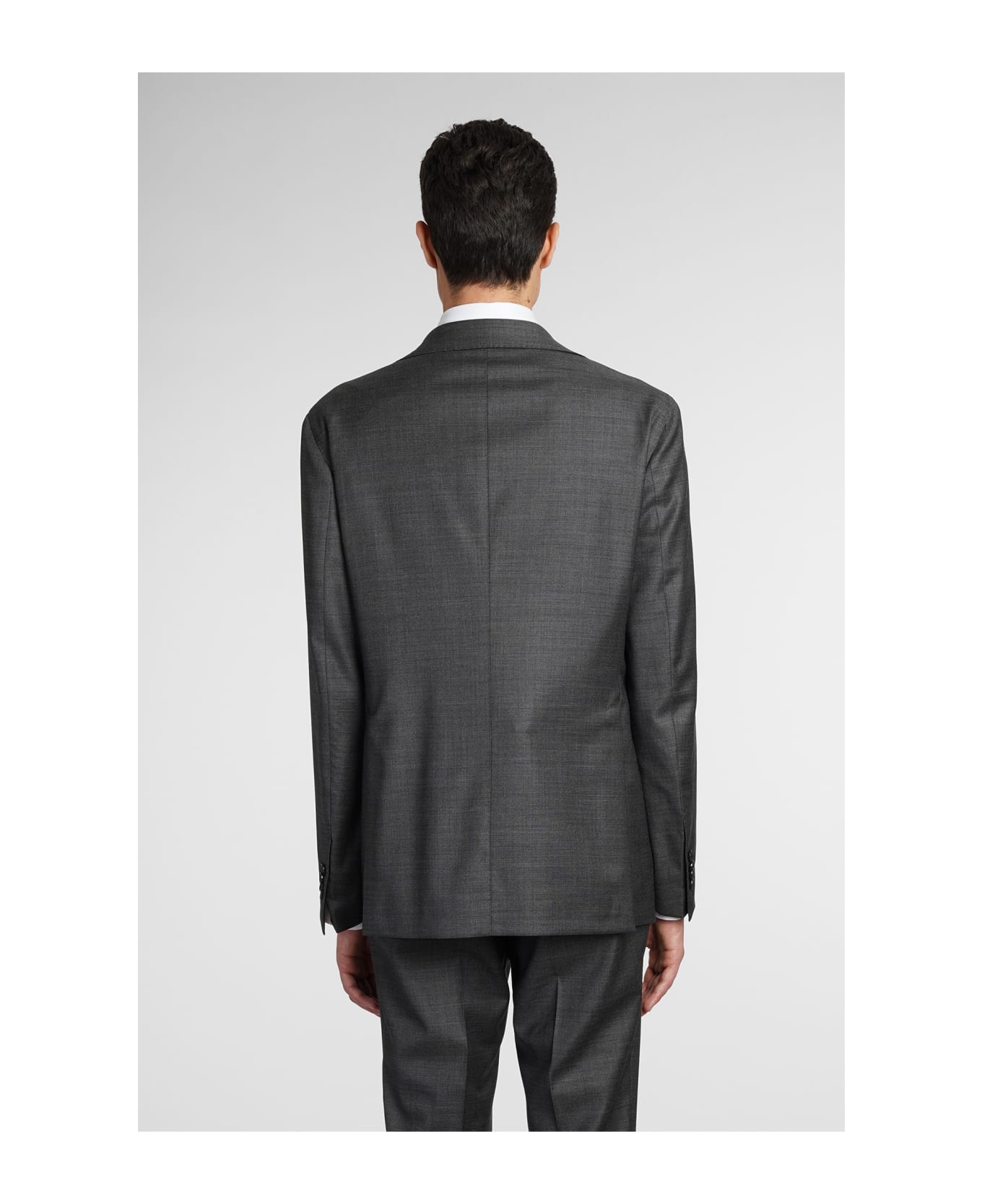 Tagliatore 0205 Dress In Grey Wool - grey スーツ